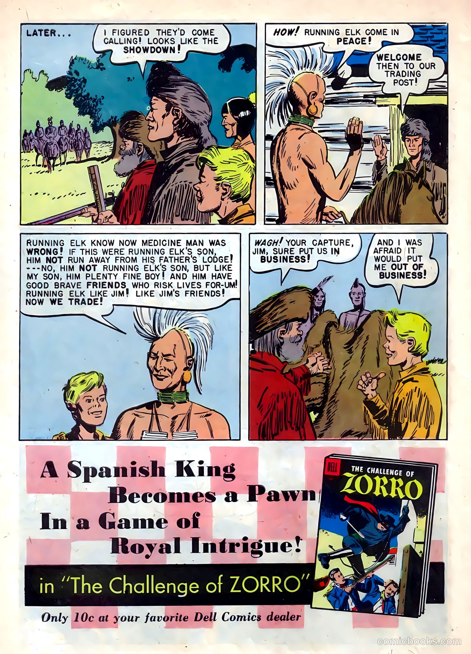 Ben Bowie and His Mountain Men #9 (1957) — page 34 of 36
