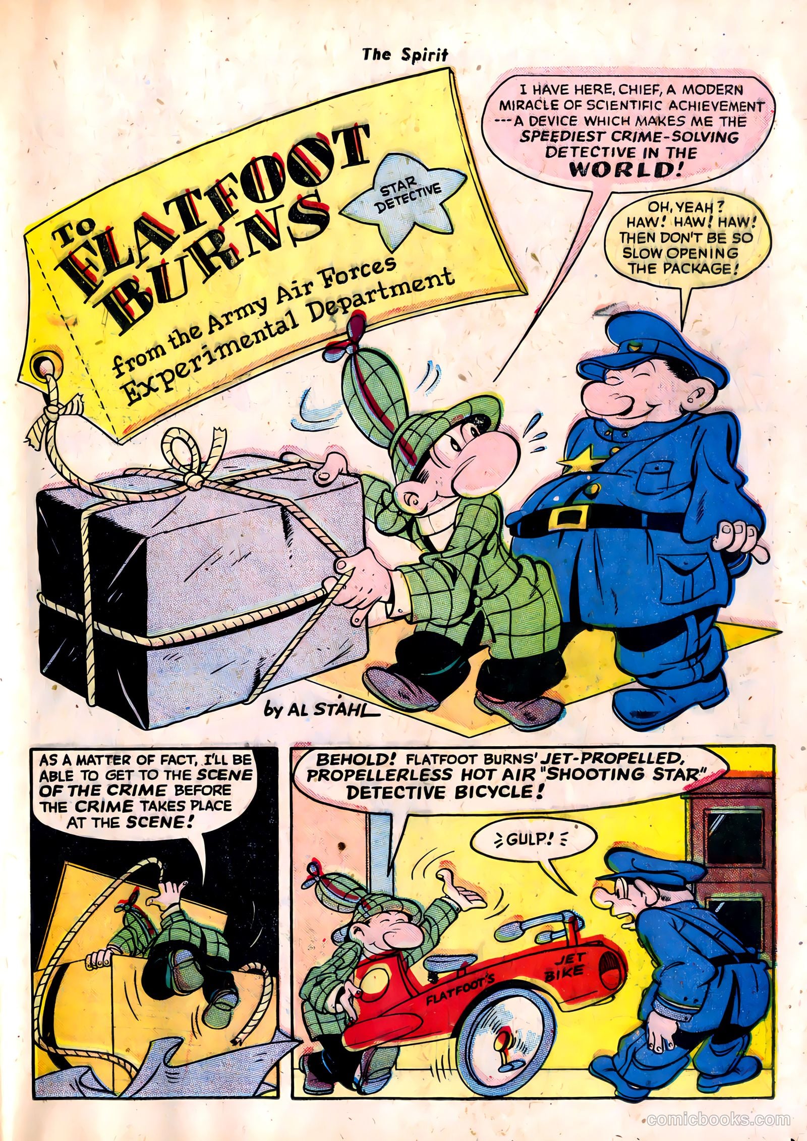 The Spirit #10 (1947) — page 35 of 52