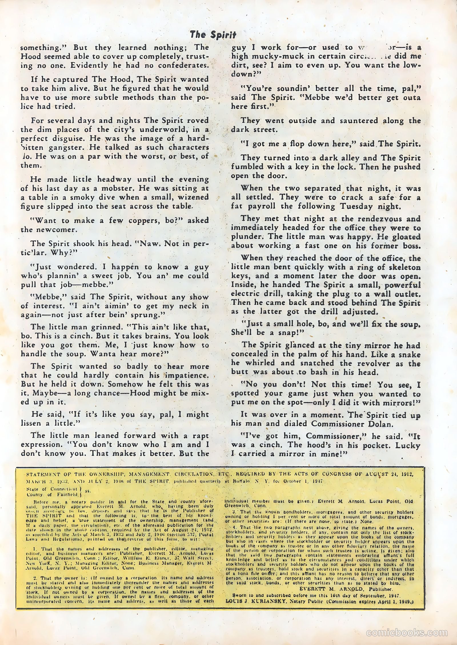 The Spirit #11 (1948) — page 41 of 52