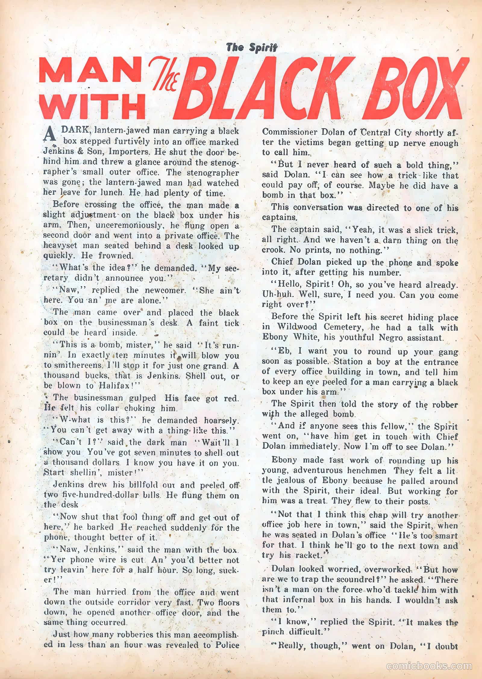 The Spirit #13 (1948) — page 40 of 52