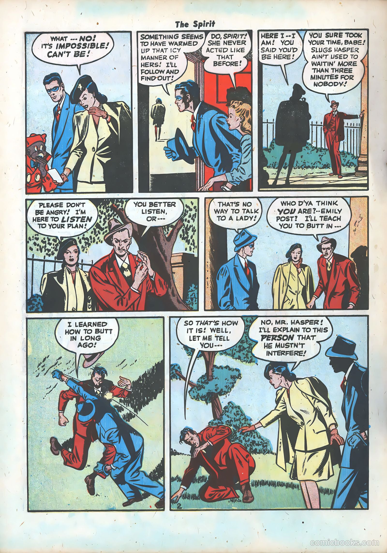 The Spirit #15 (1949) — page 4 of 36