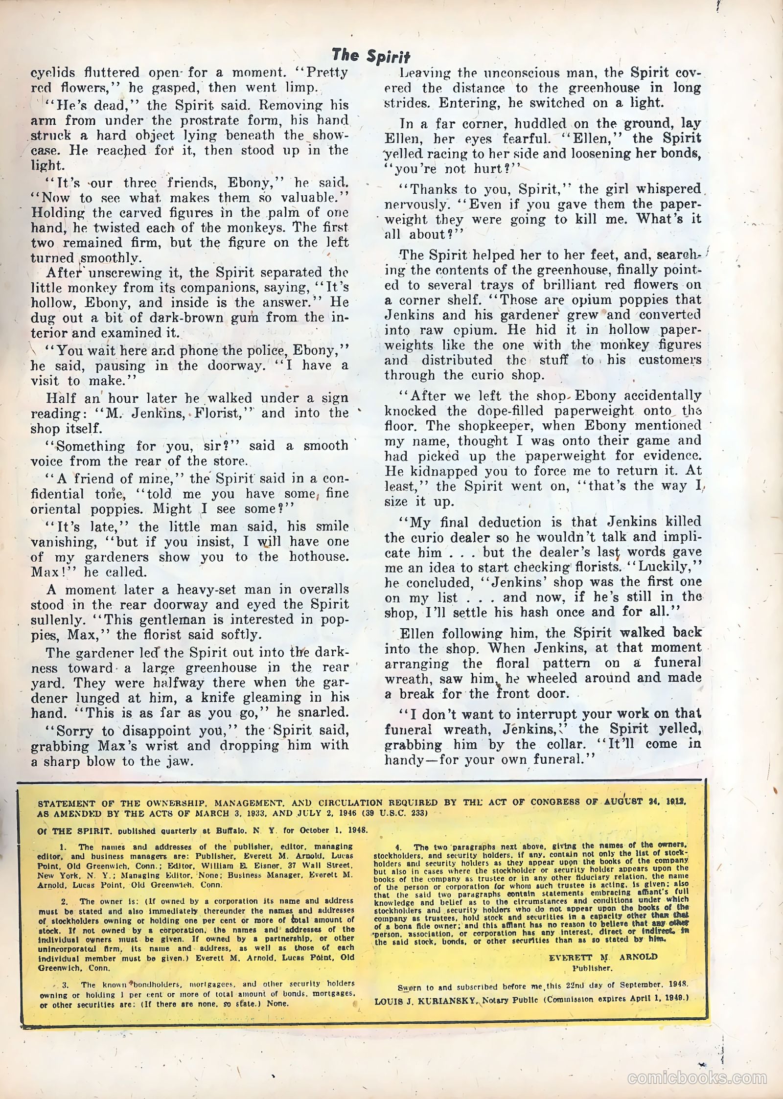 The Spirit #15 (1949) — page 23 of 36