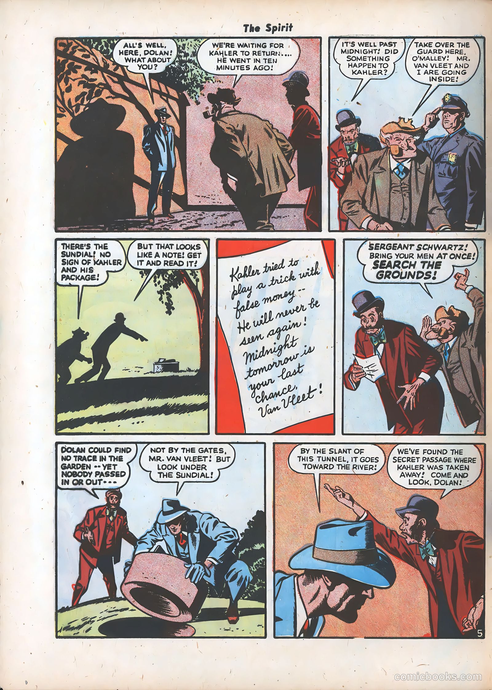 The Spirit #15 (1949) — page 32 of 36