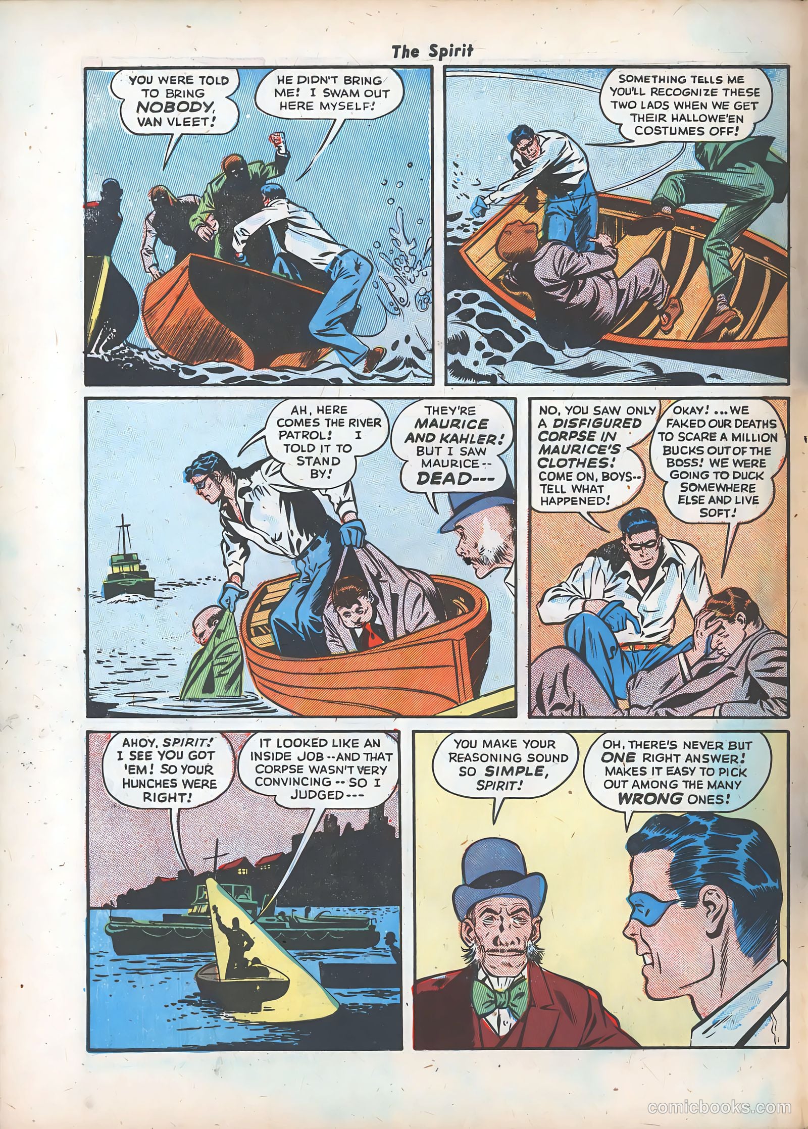 The Spirit #15 (1949) — page 34 of 36