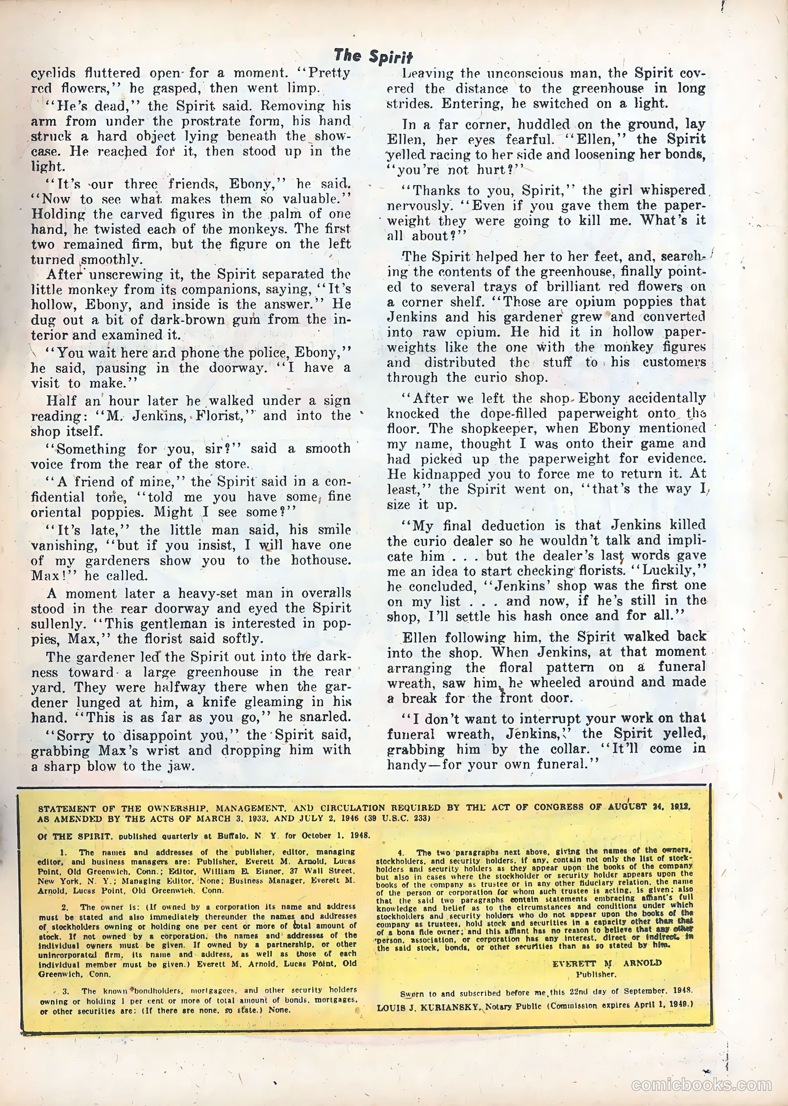 The Spirit #15 (1986) — page 23 of 36