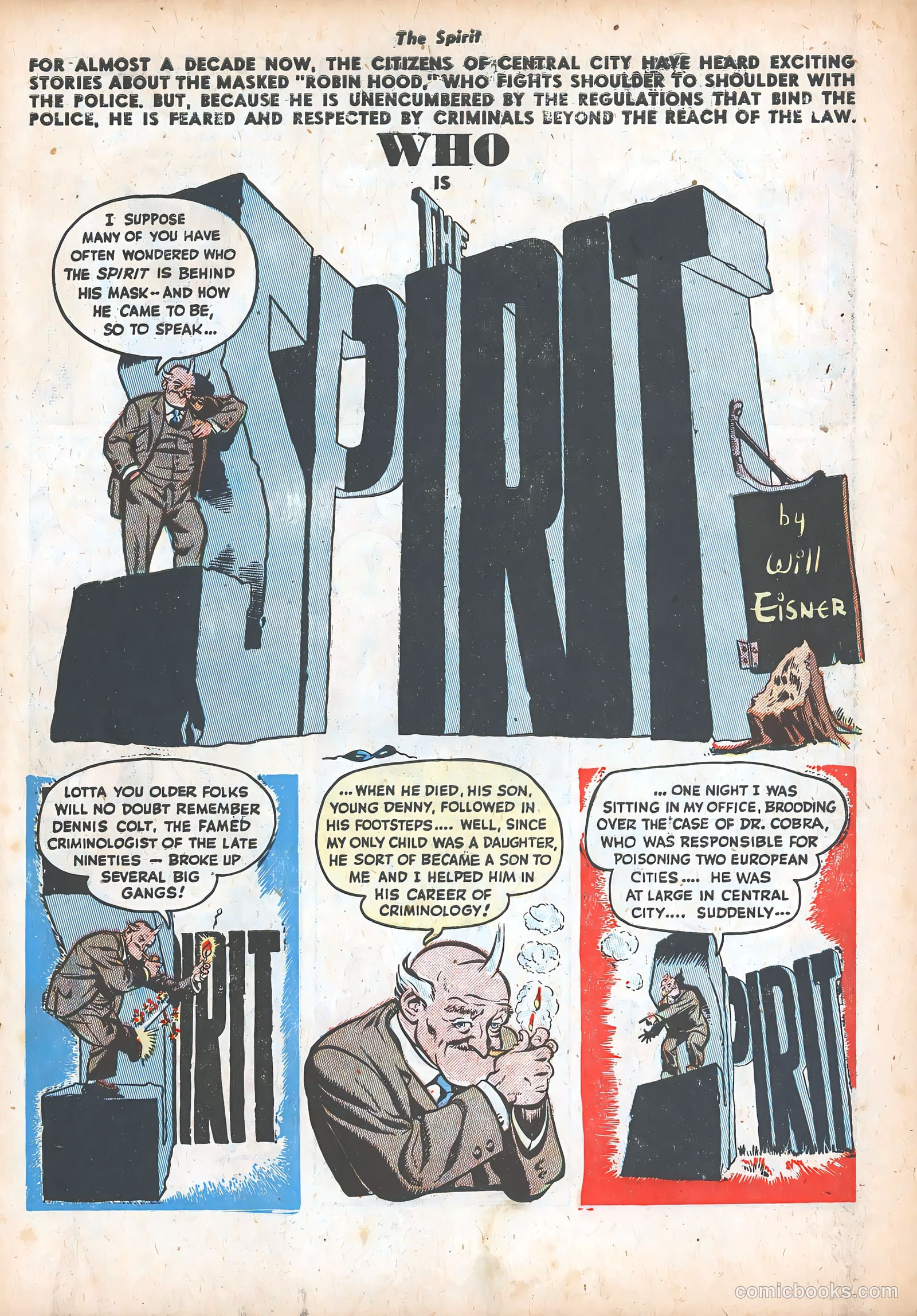 The Spirit #18 (1949) — page 3 of 36