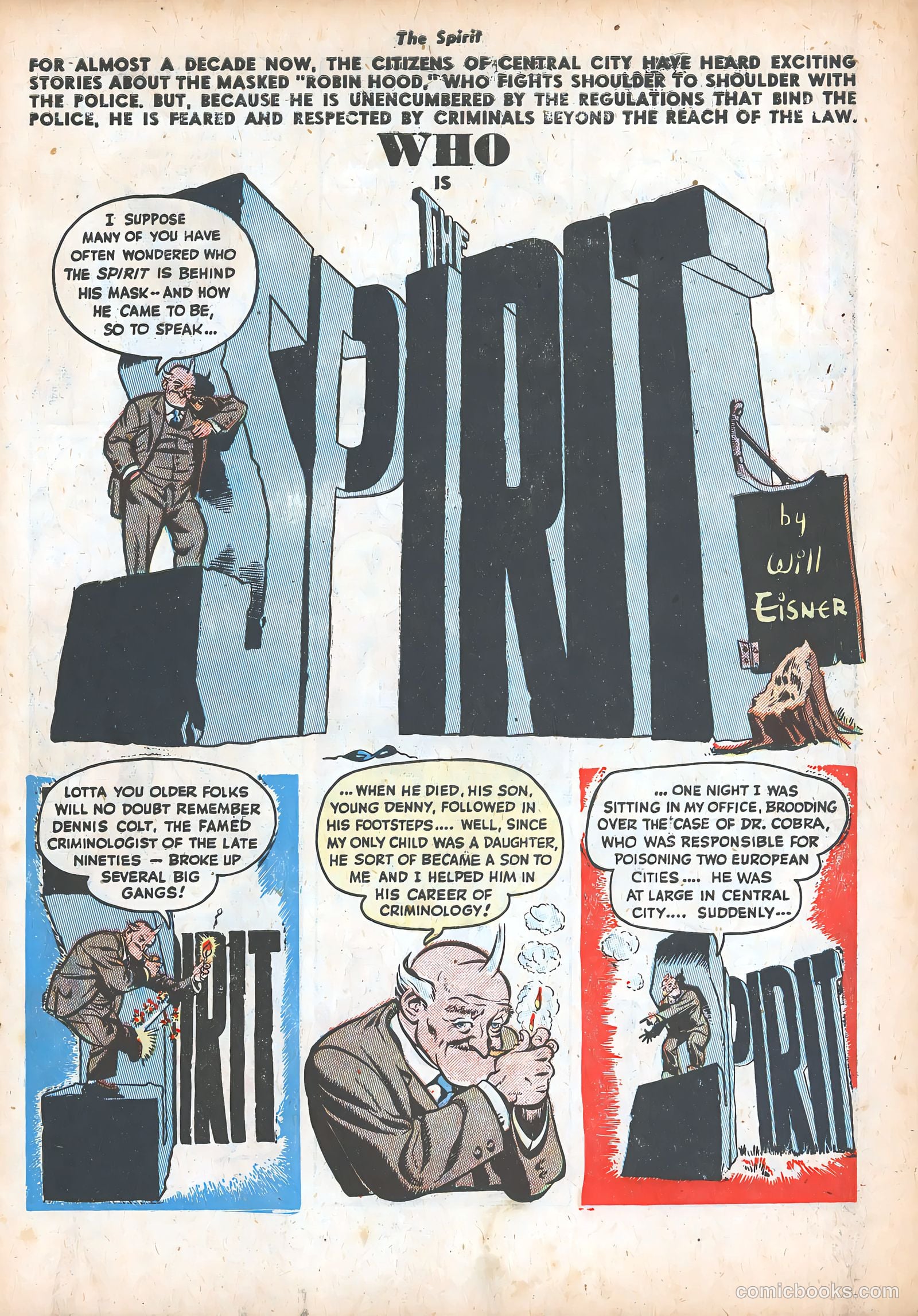 The Spirit #18 (1986) — page 3 of 36