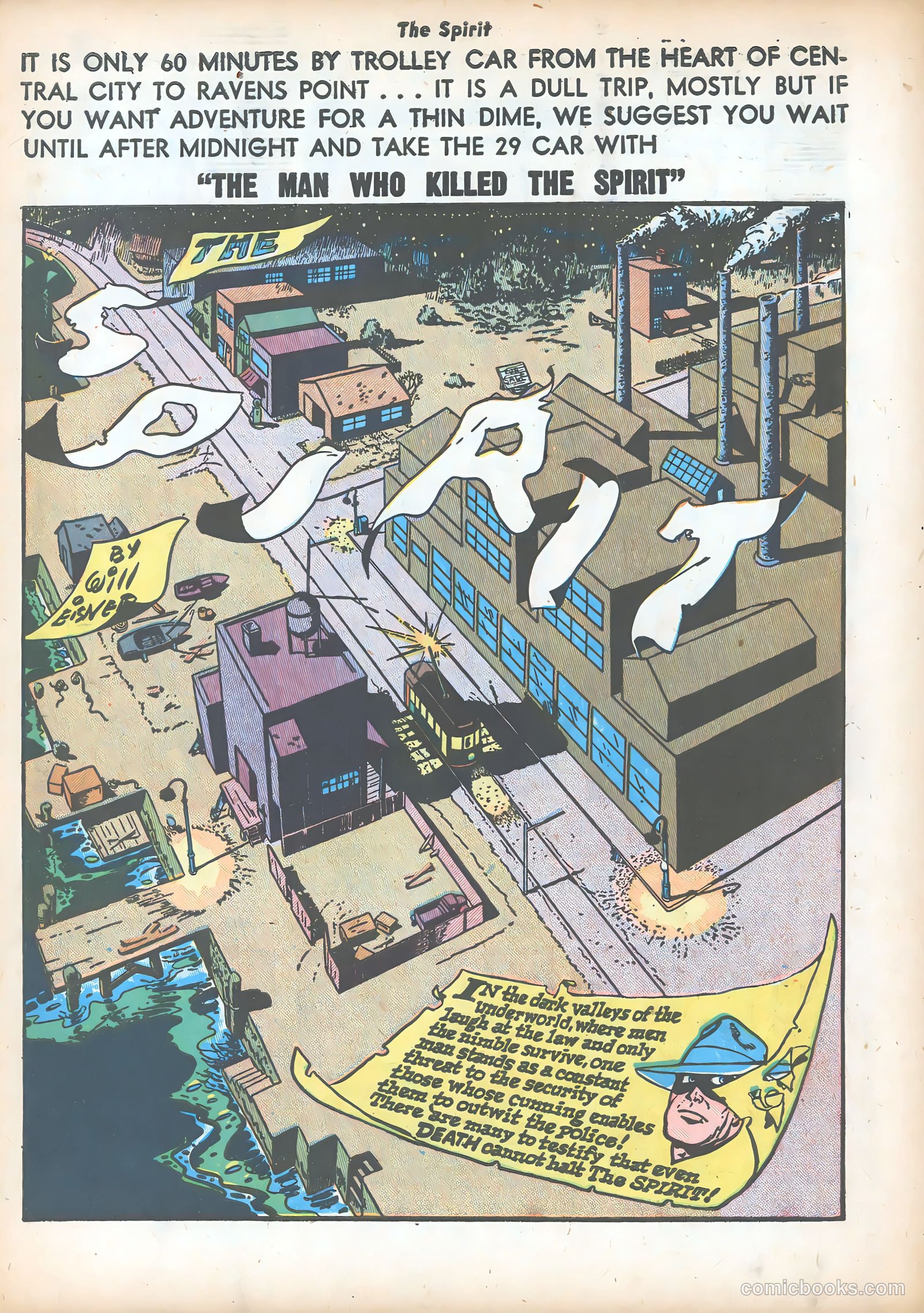 The Spirit #19 (1950) — page 3 of 36