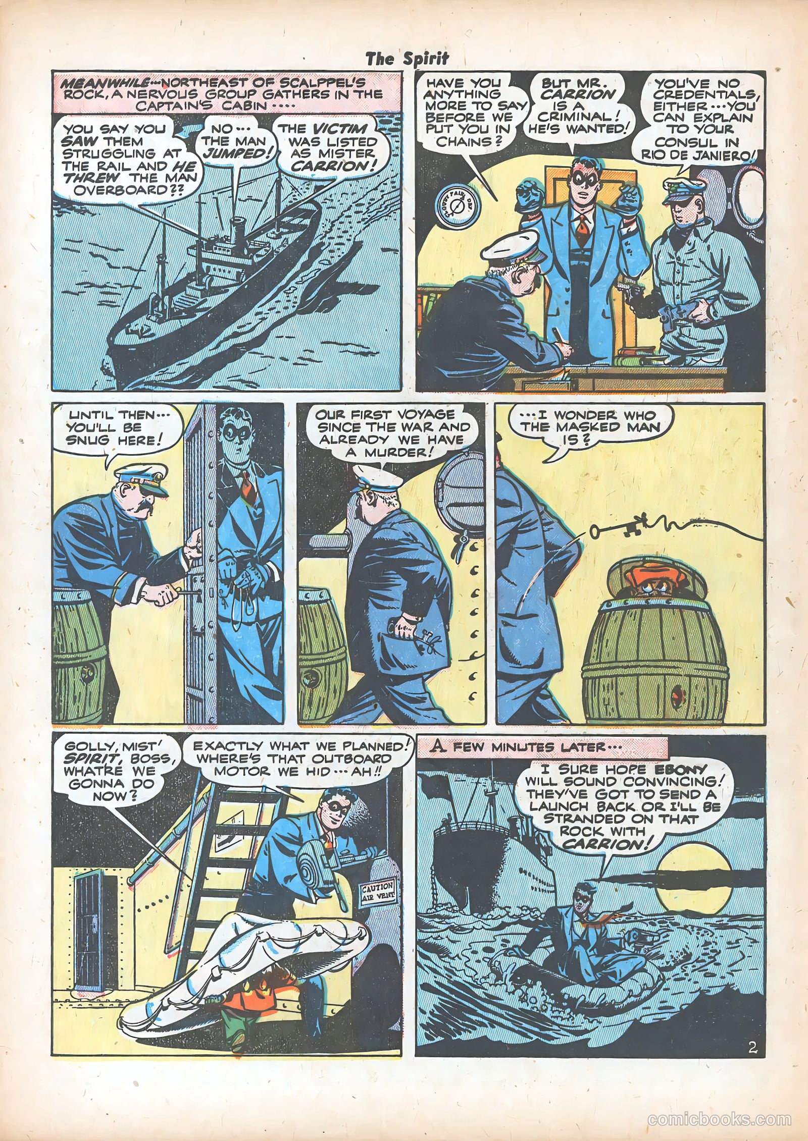 The Spirit #19 (1950) — page 28 of 36