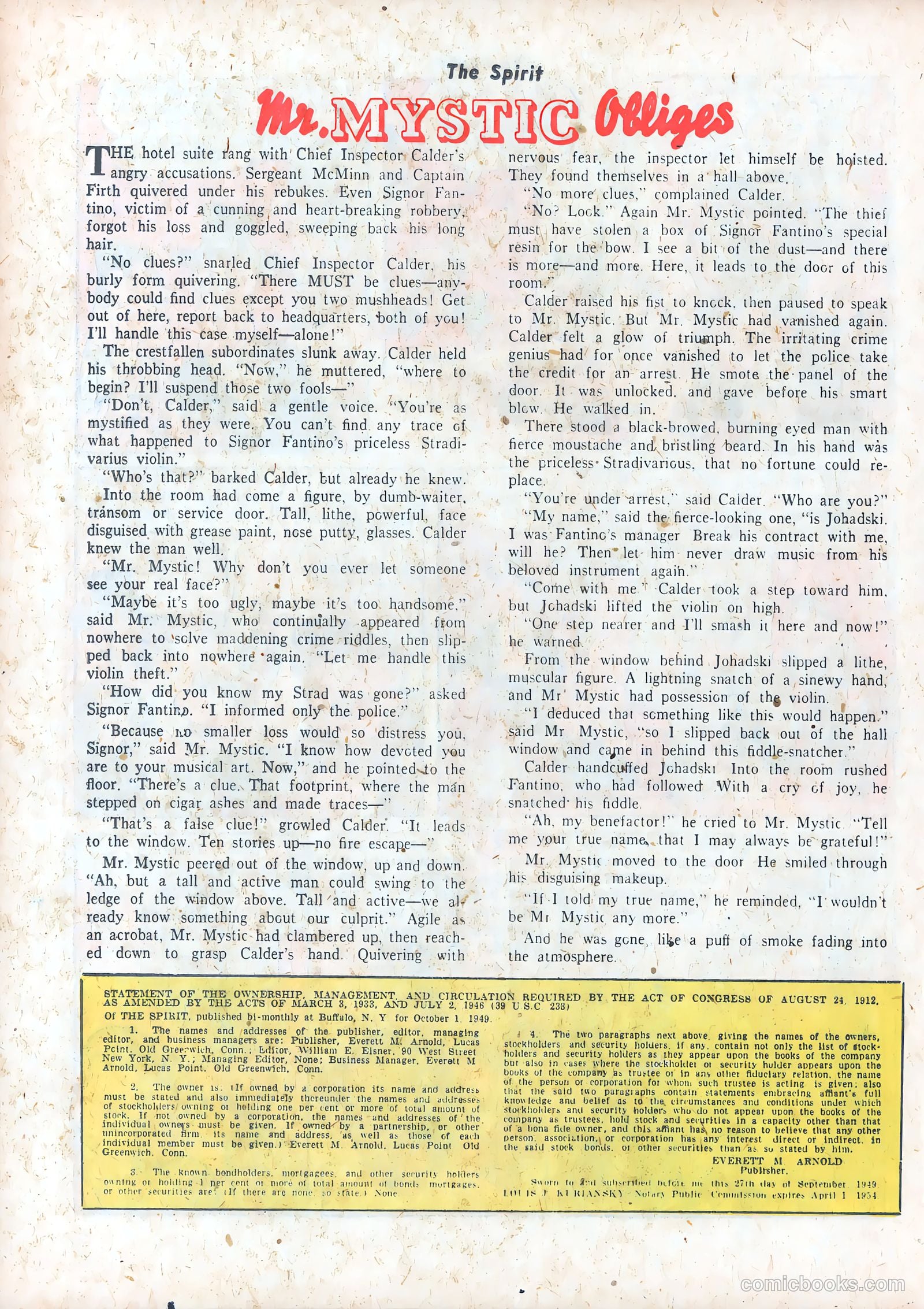 The Spirit #20 (1950) — page 22 of 36