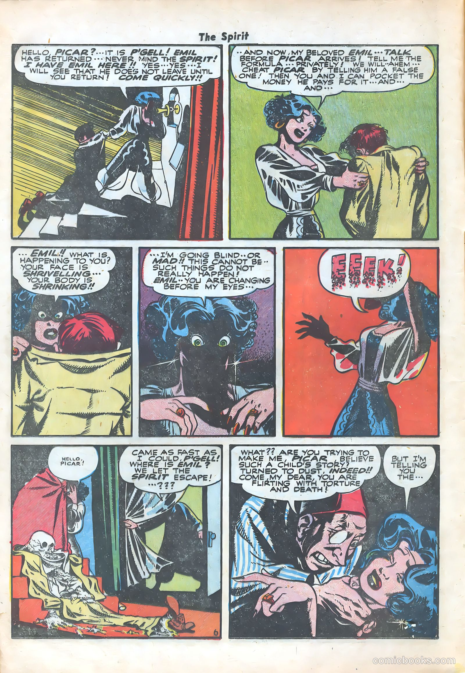 The Spirit #21 (1950) — page 8 of 36