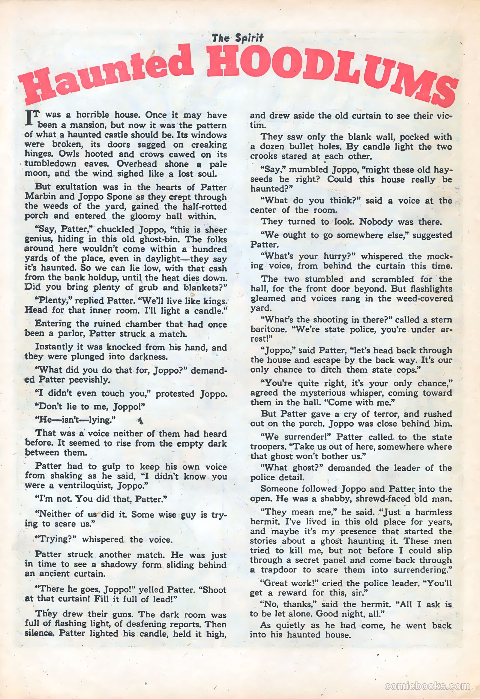 The Spirit #21 (1950) — page 22 of 36