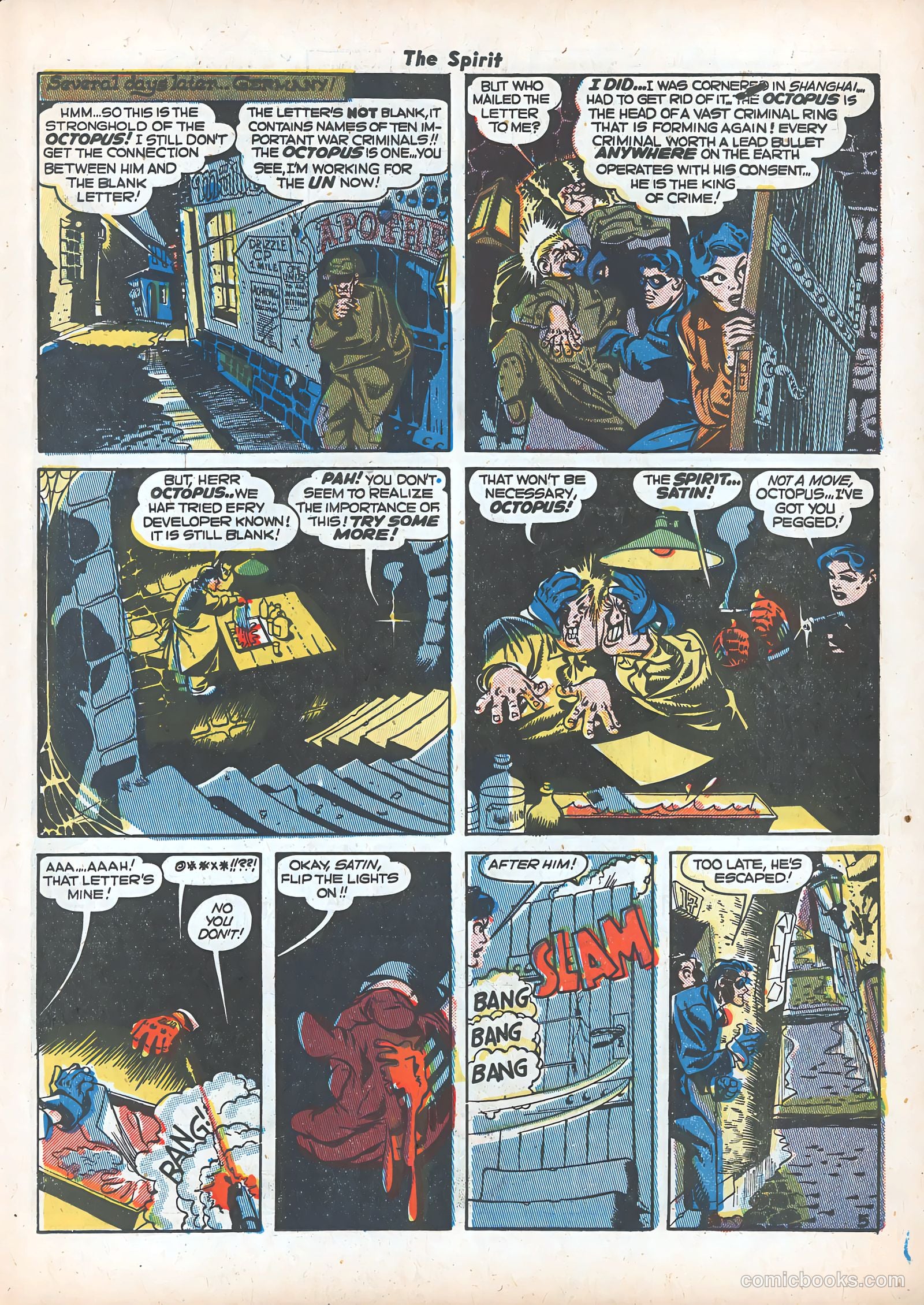 The Spirit #22 (1950) — page 31 of 36