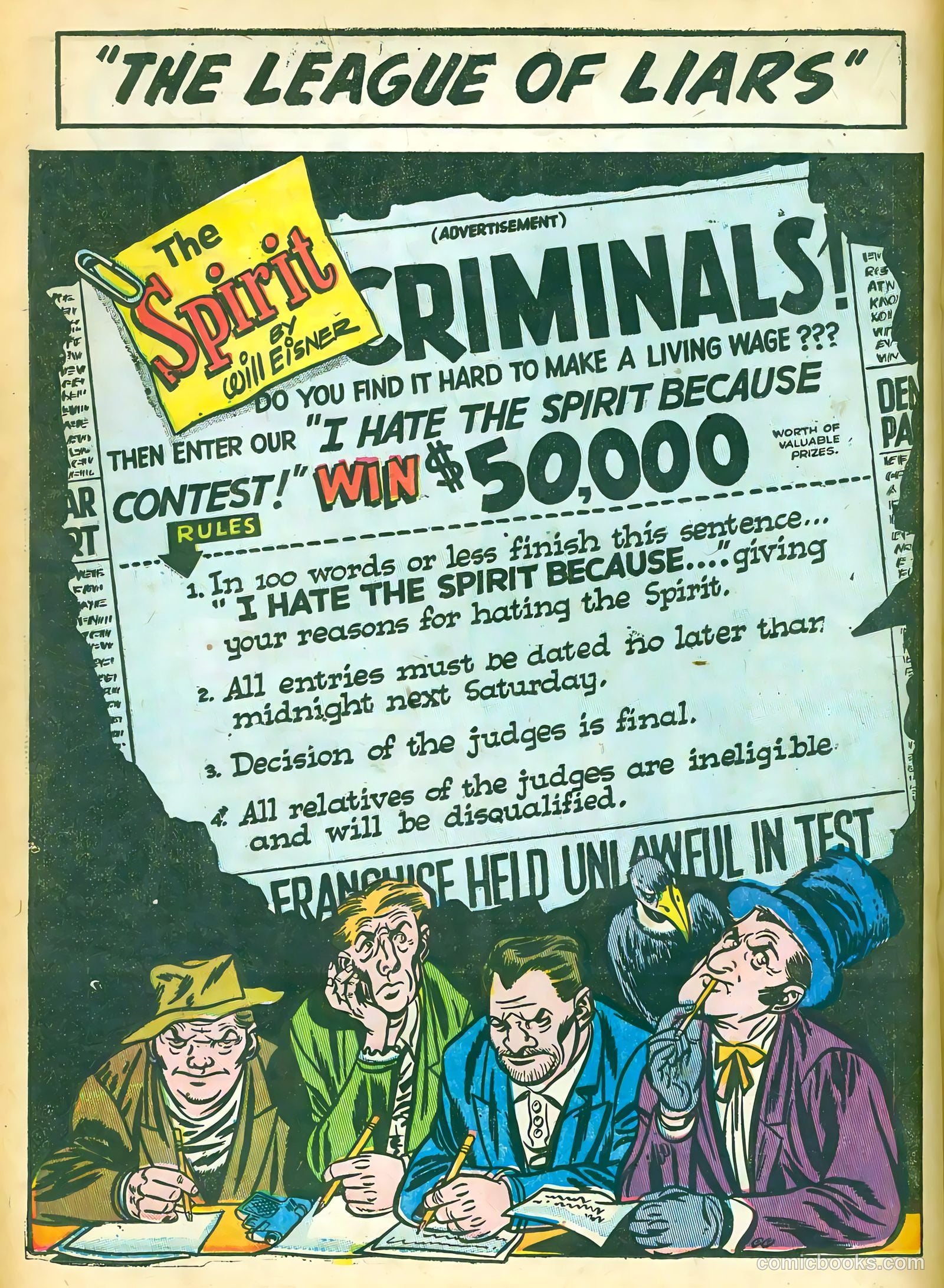 The Spirit #3 (1952) — page 20 of 36