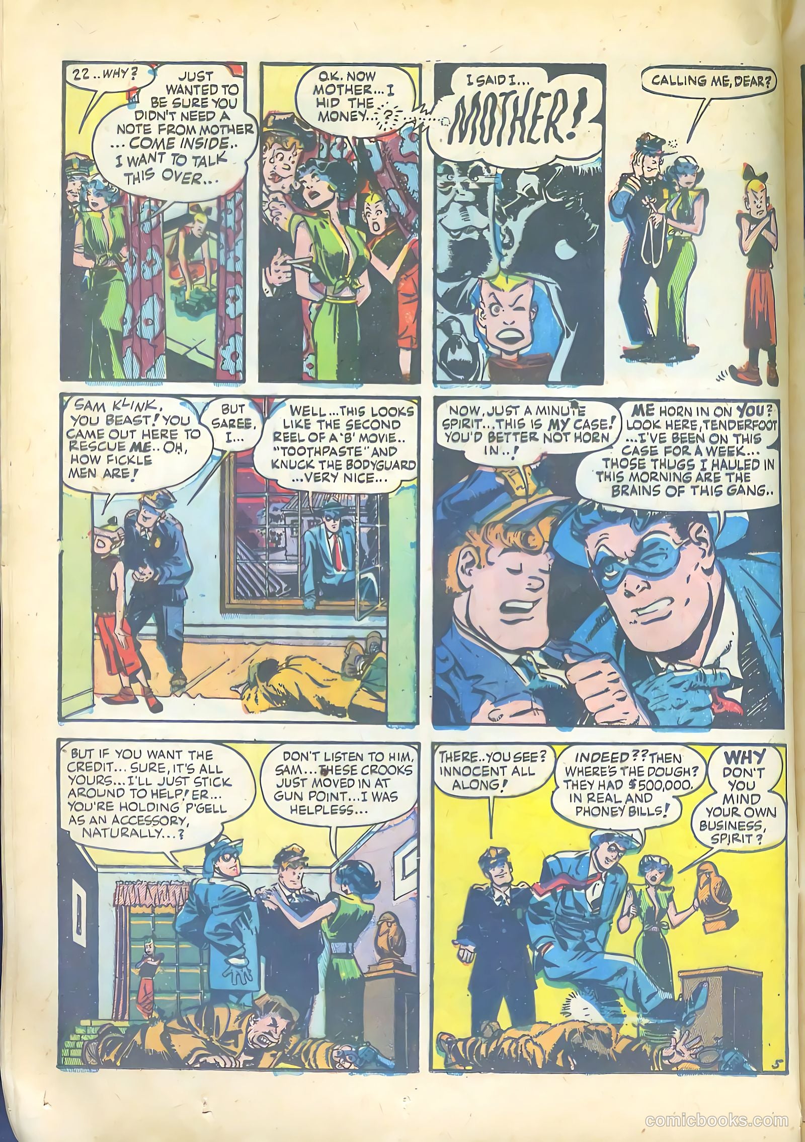 The Spirit #5 (1954) — page 23 of 34