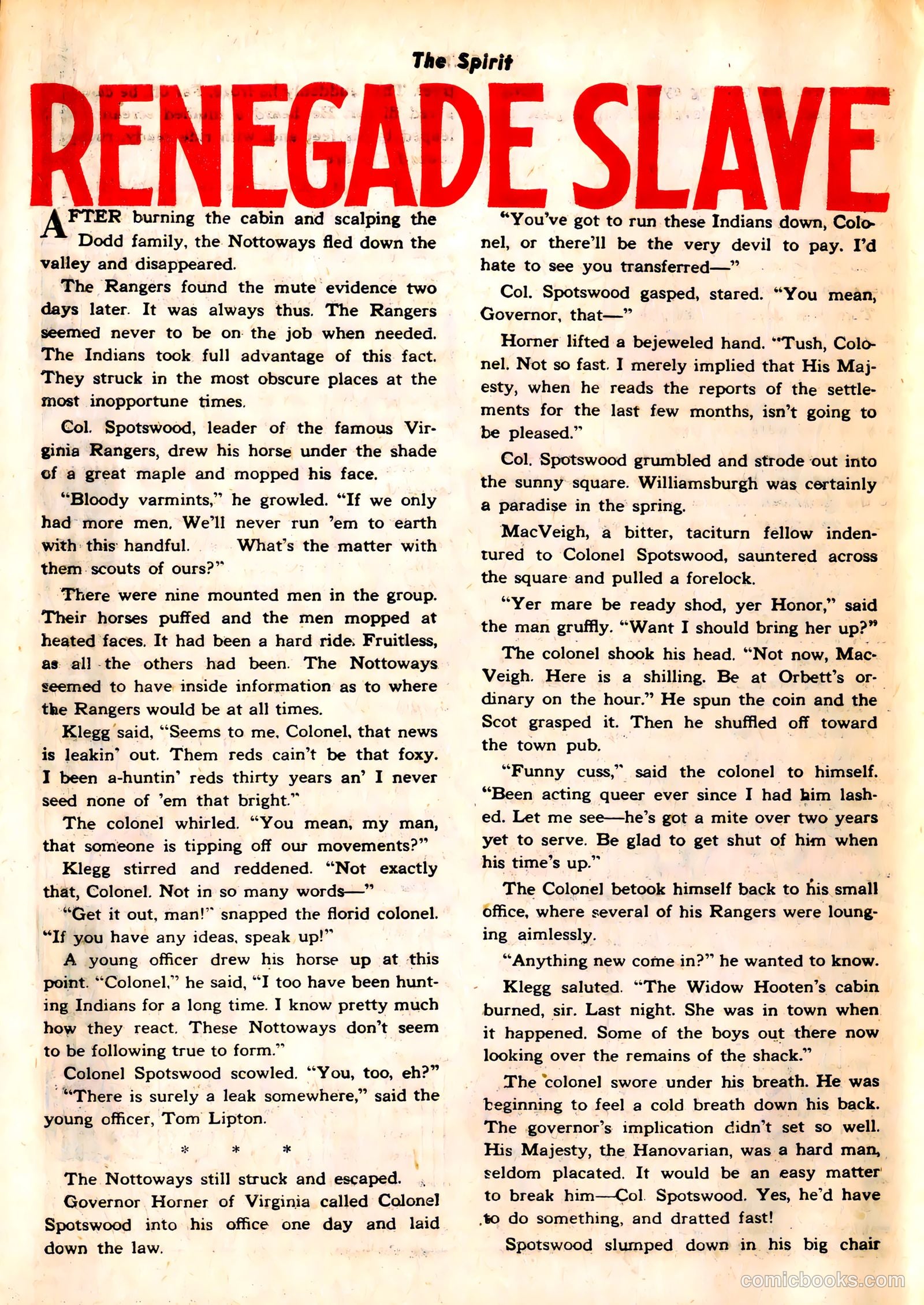 The Spirit #7 (1984) — page 40 of 52