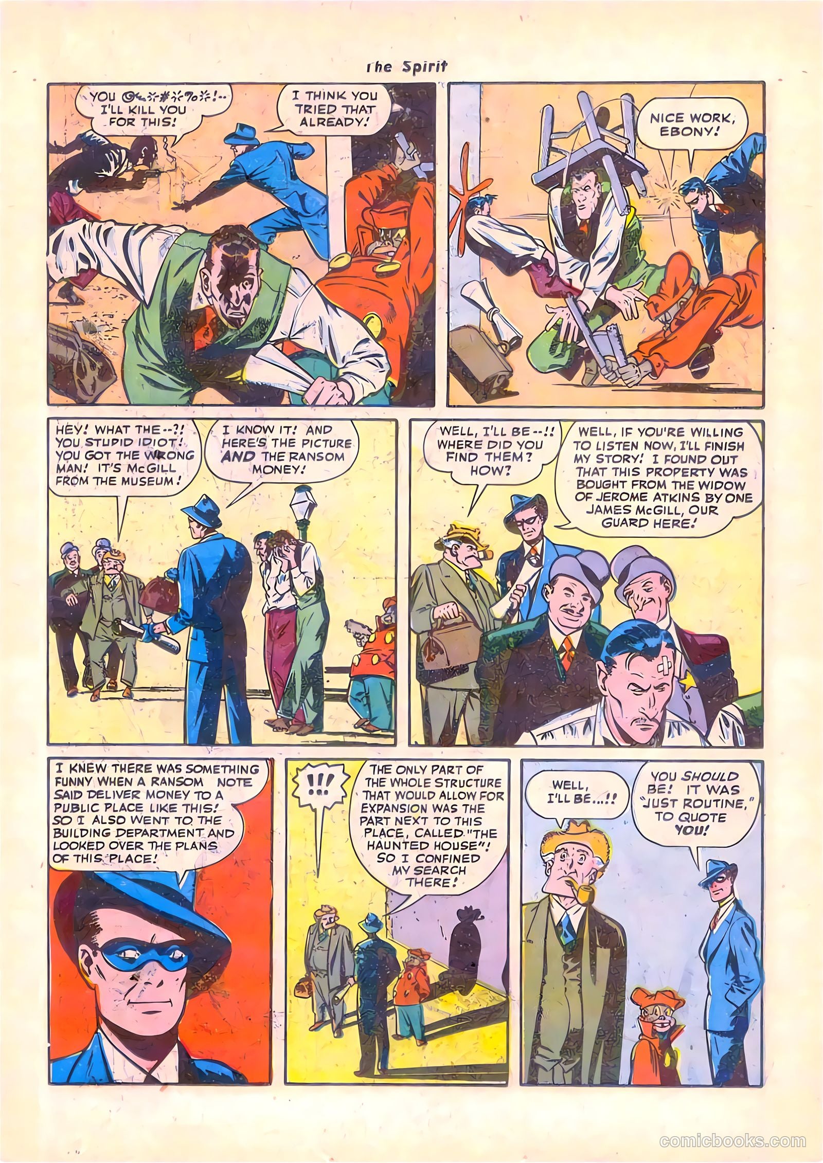 The Spirit #8 (1947) — page 25 of 52