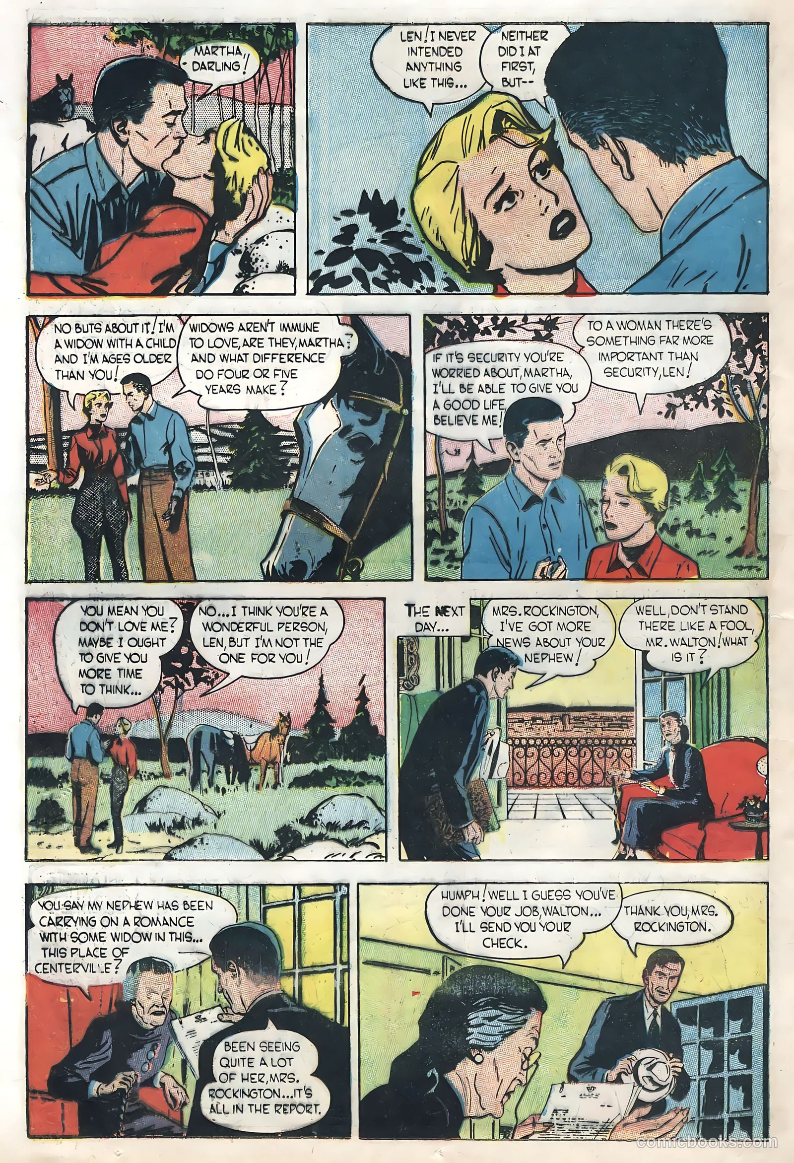 The Story of Martha Wayne #1 (1956) — page 22 of 36