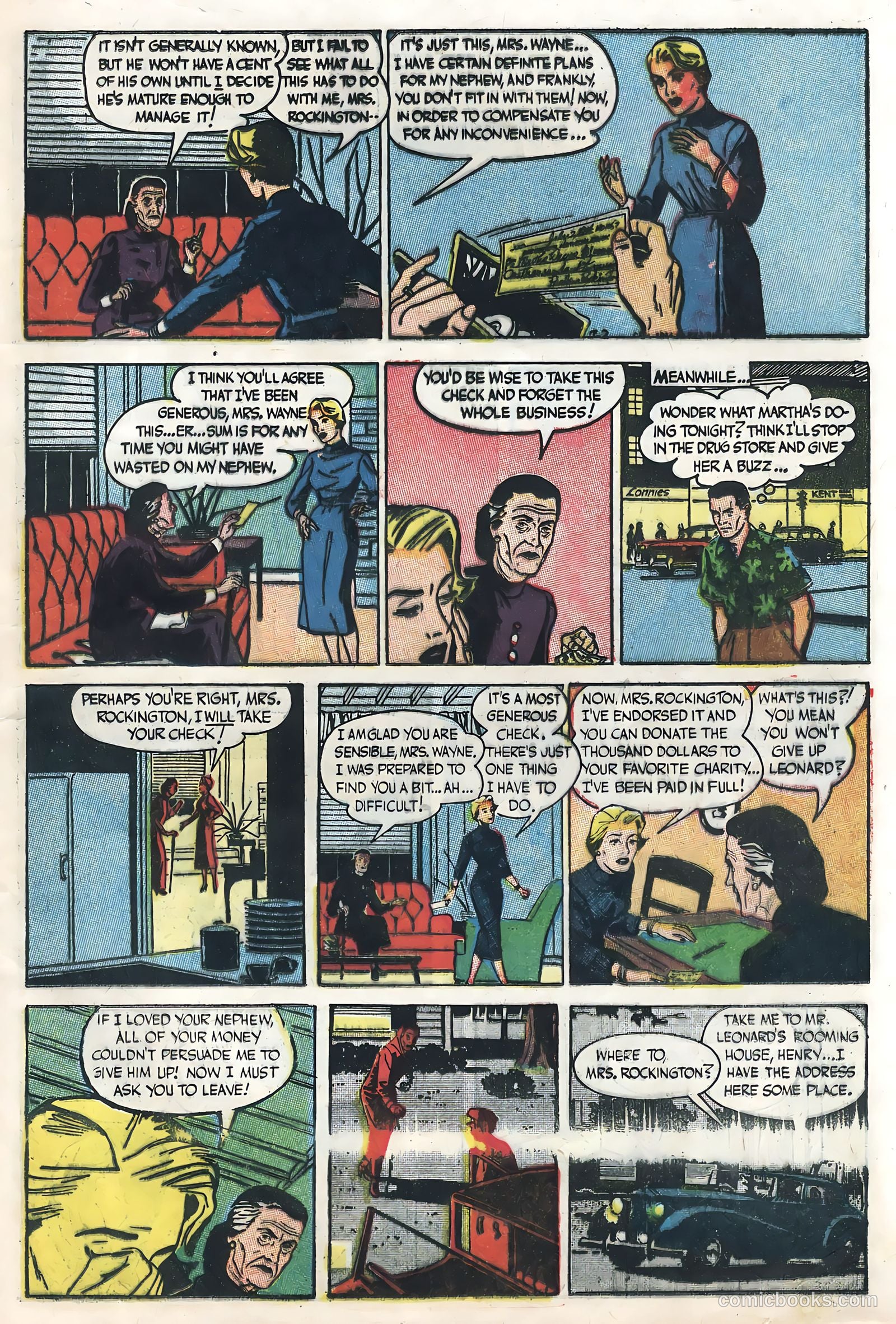 The Story of Martha Wayne #1 (1956) — page 25 of 36