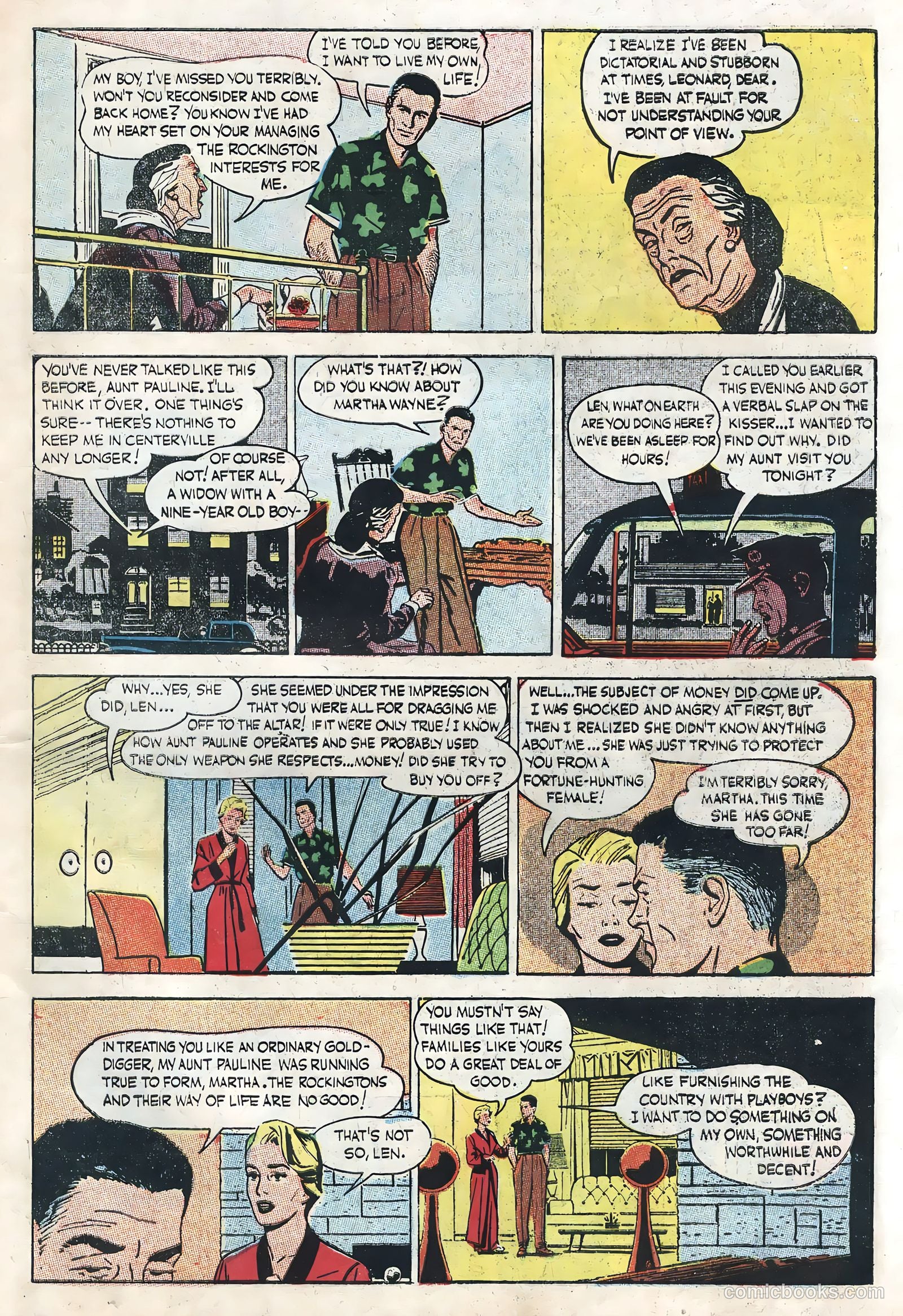 The Story of Martha Wayne #1 (1956) — page 27 of 36