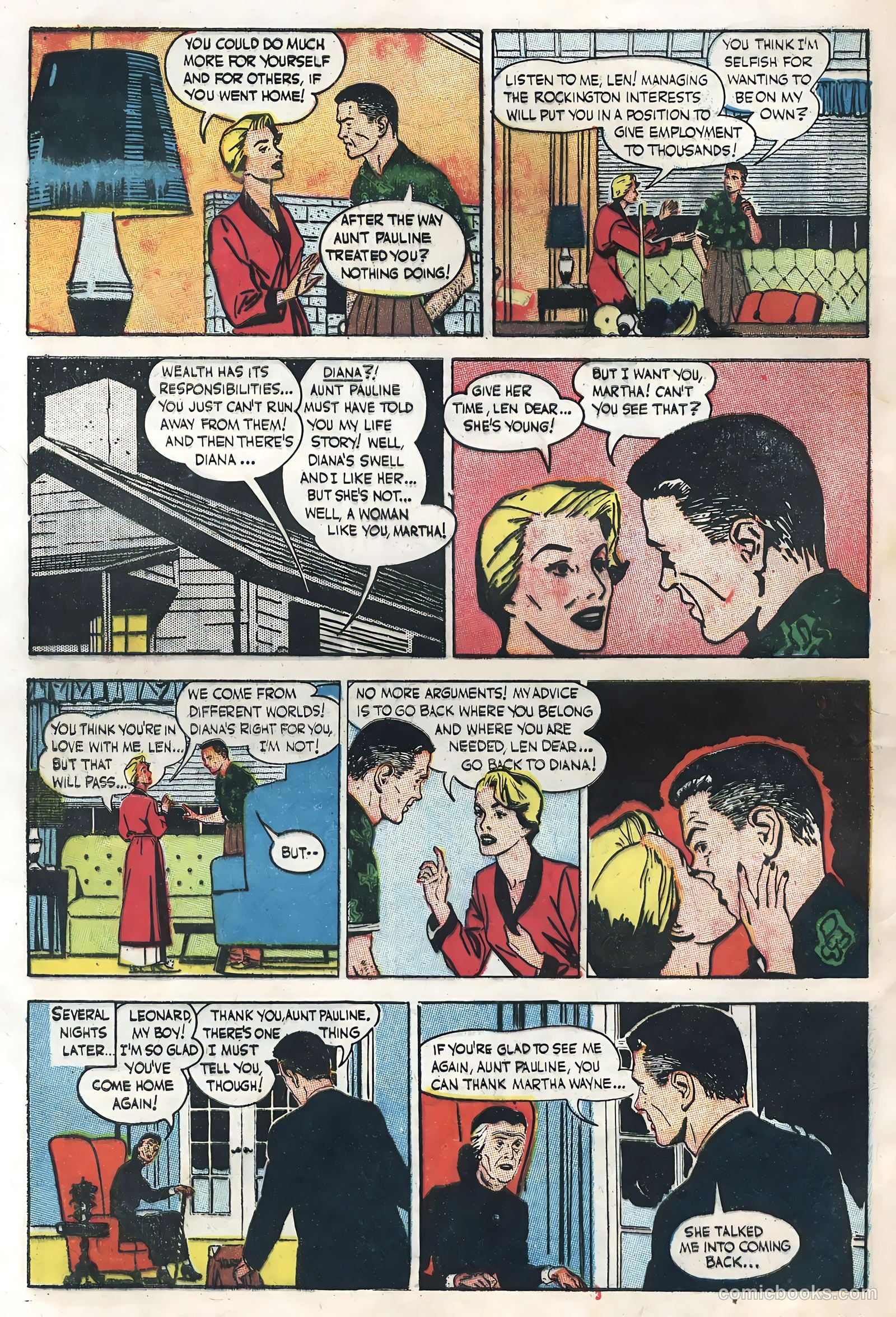 The Story of Martha Wayne #1 (1956) — page 28 of 36