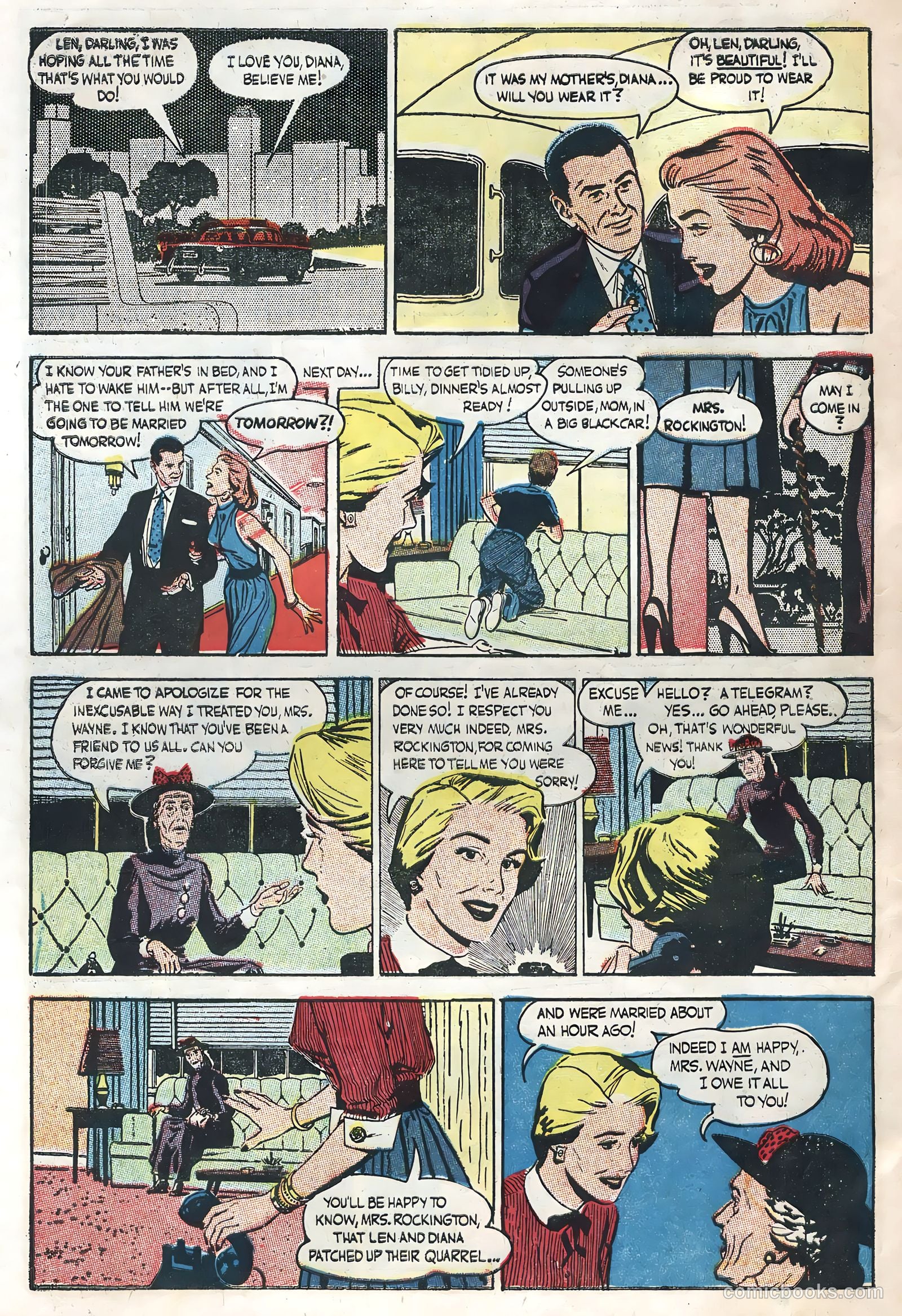 The Story of Martha Wayne #1 (1956) — page 32 of 36