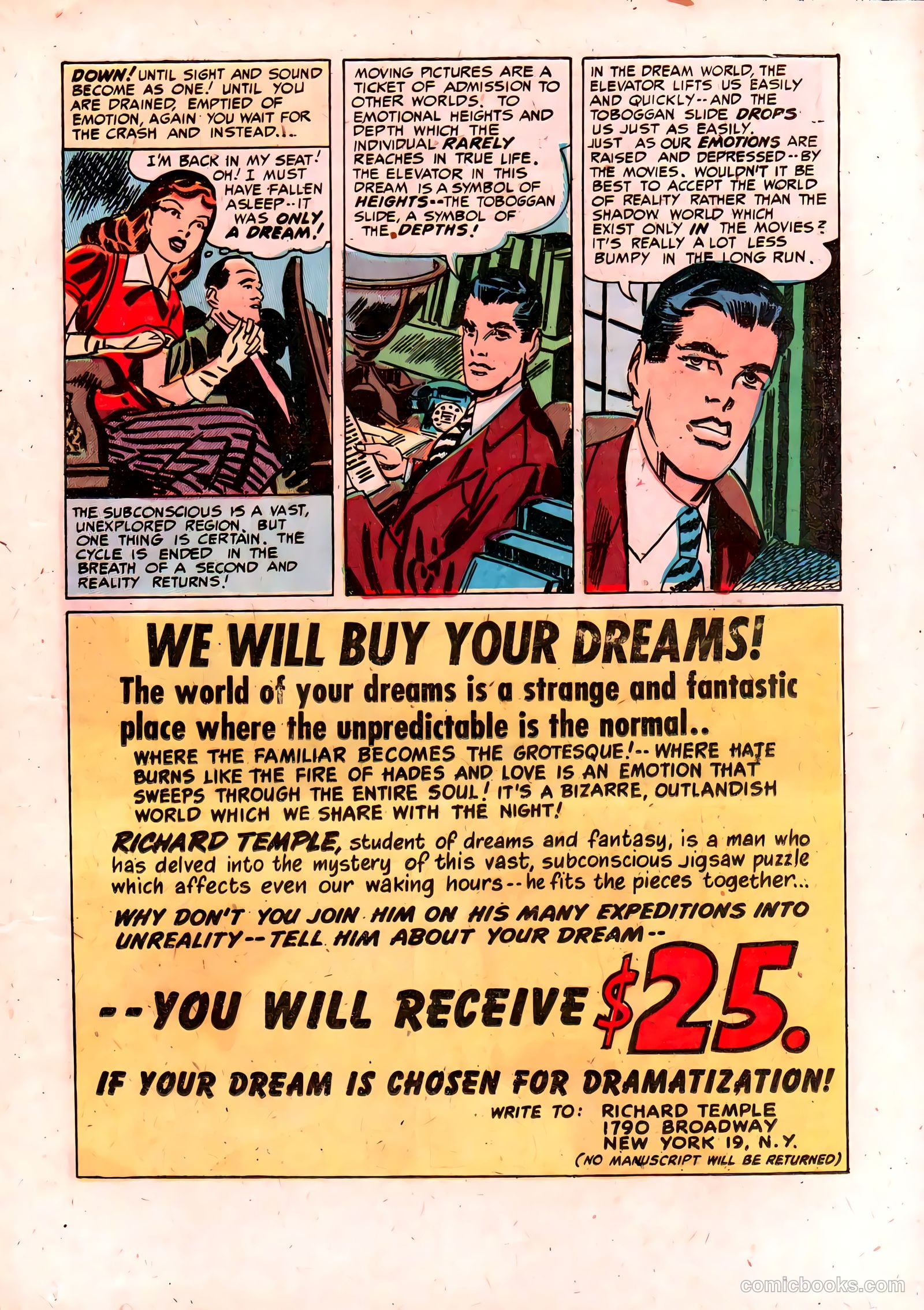 The Strange World of Your Dreams #1 (1952) — page 13 of 36