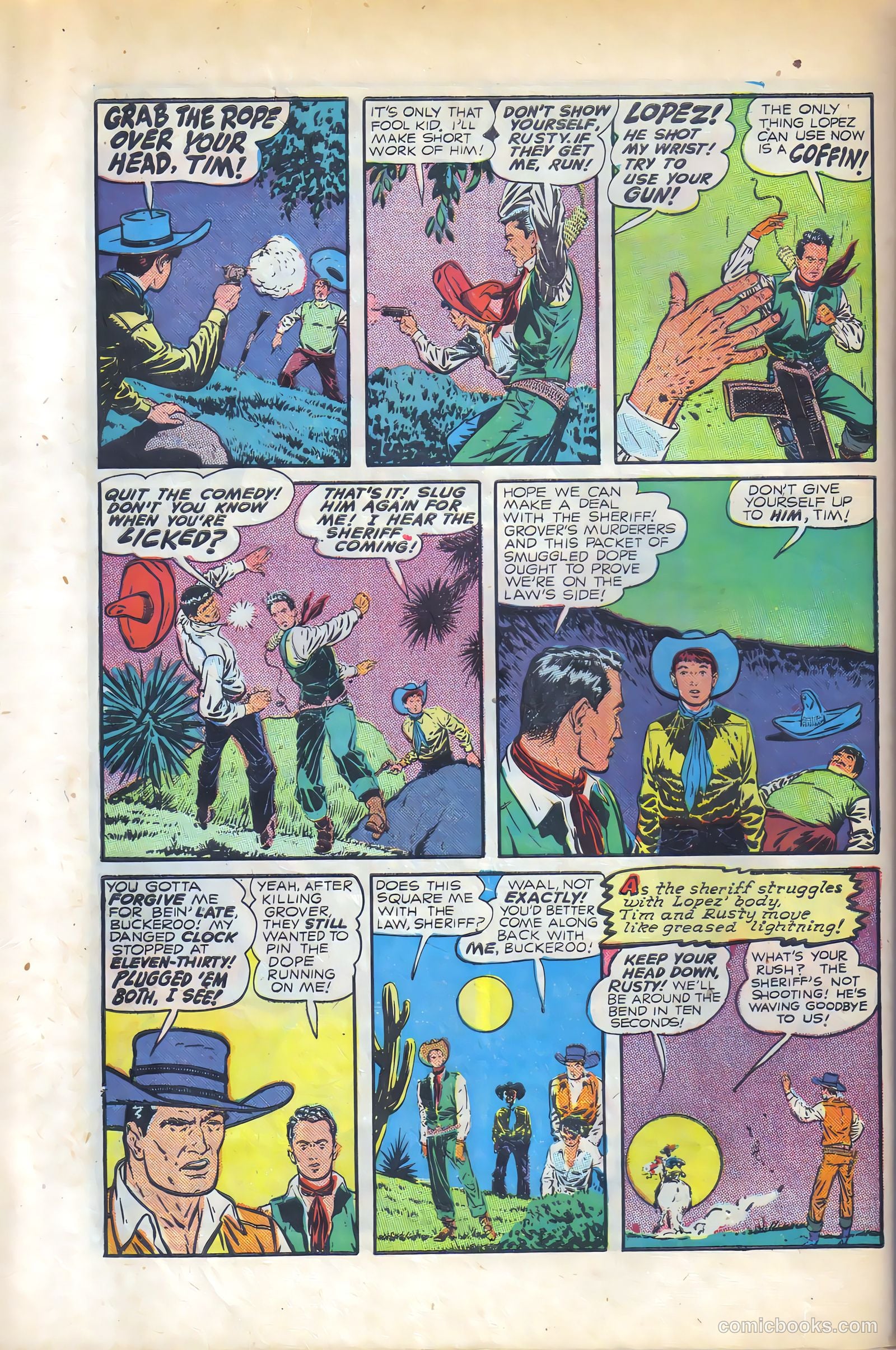 The Texan #1 (1948) — page 32 of 36