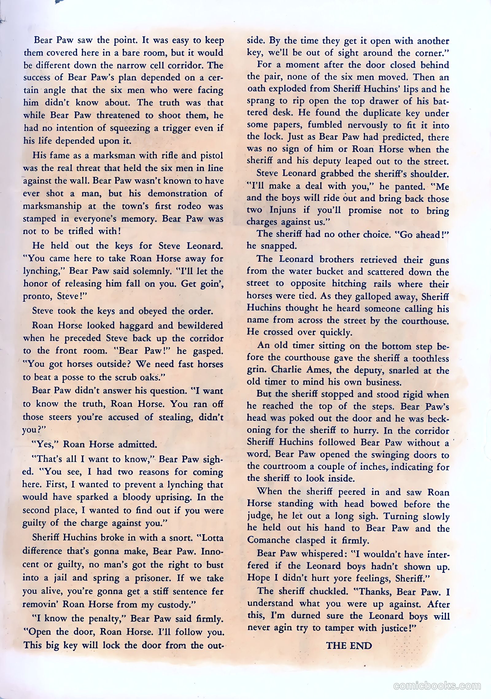 The Texan #11 (1950) — page 35 of 36