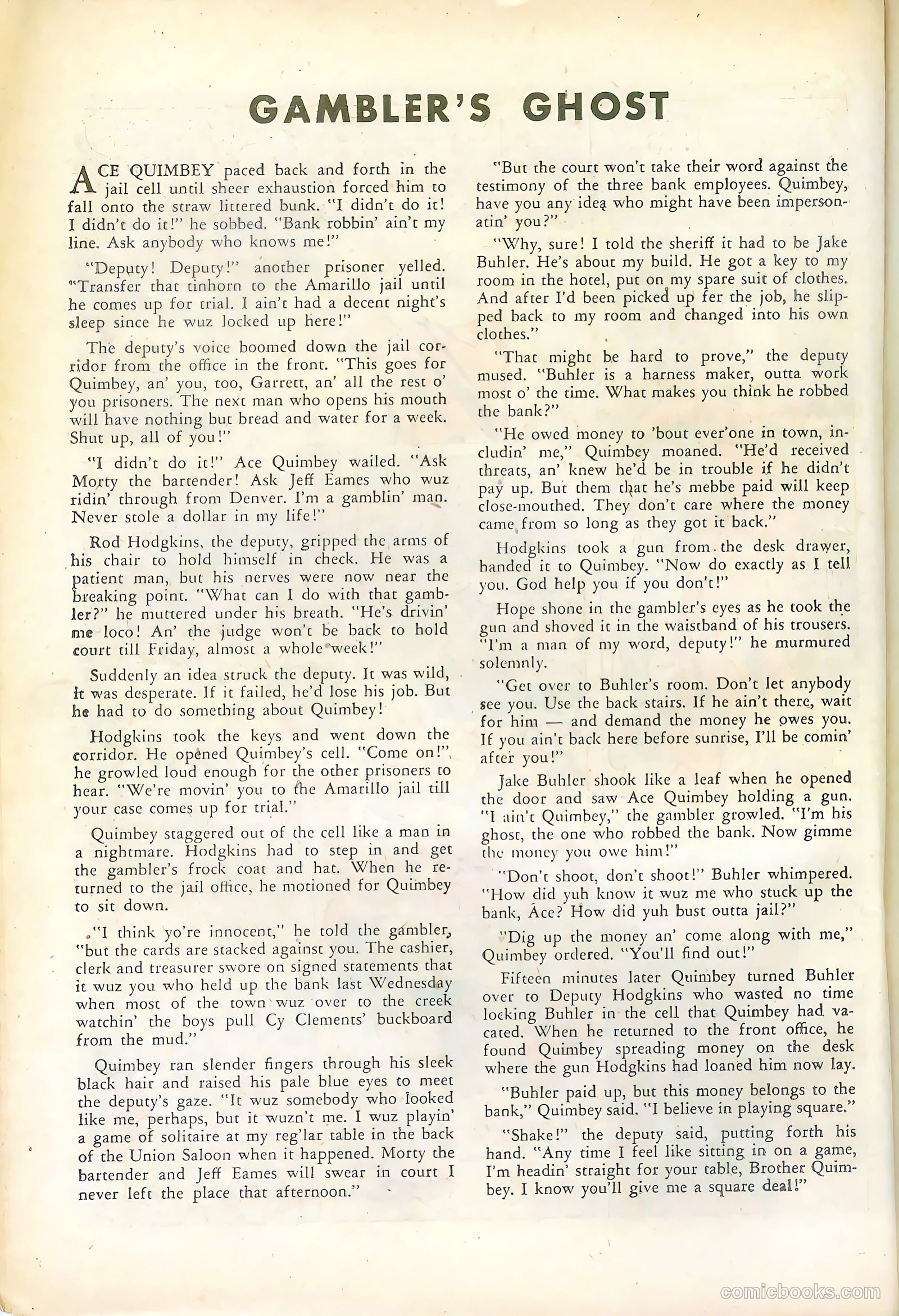 The Texan #12 (1951) — page 22 of 36