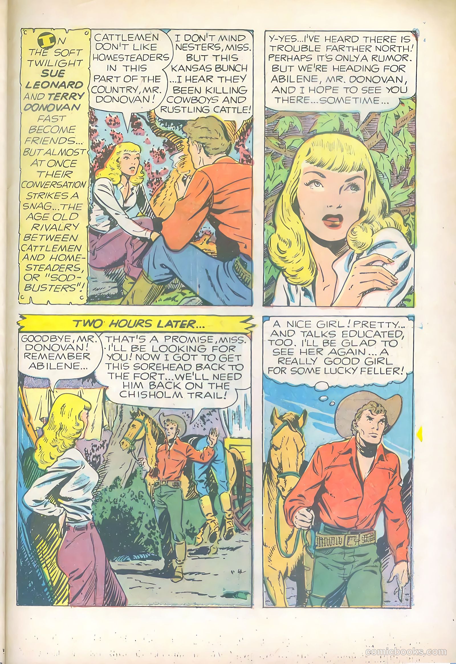 The Texan #12 (1951) — page 33 of 36