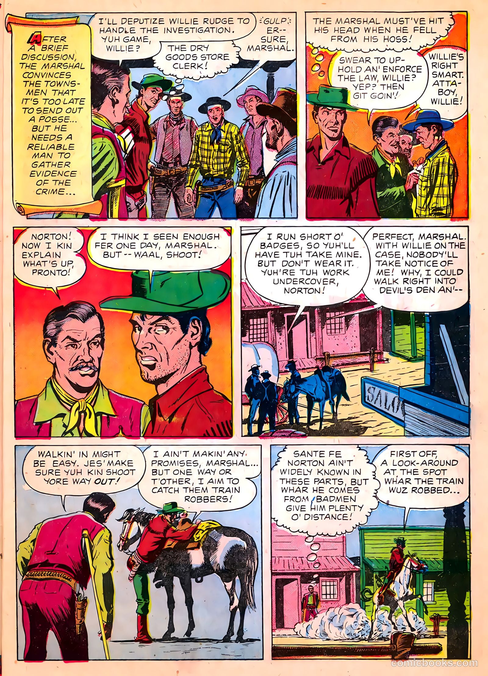 The Texan #13 (1951) — page 15 of 36