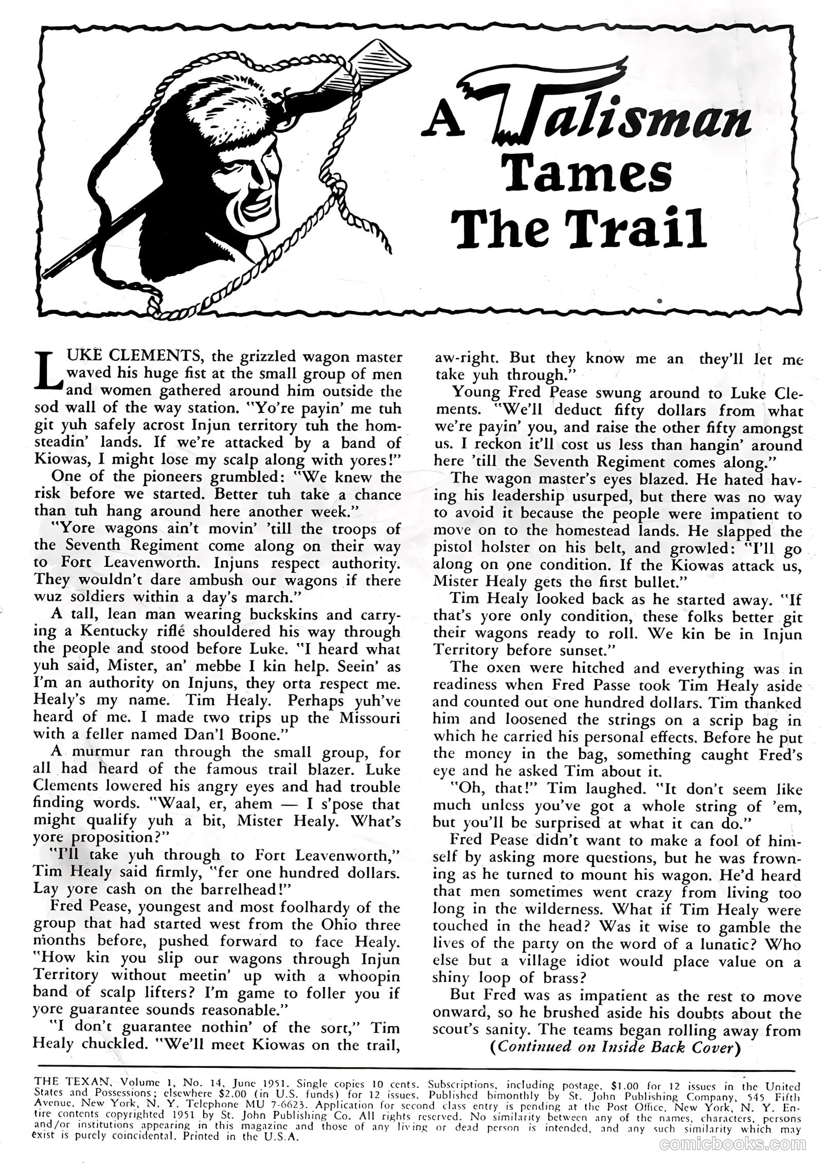 The Texan #14 (1951) — page 2 of 36