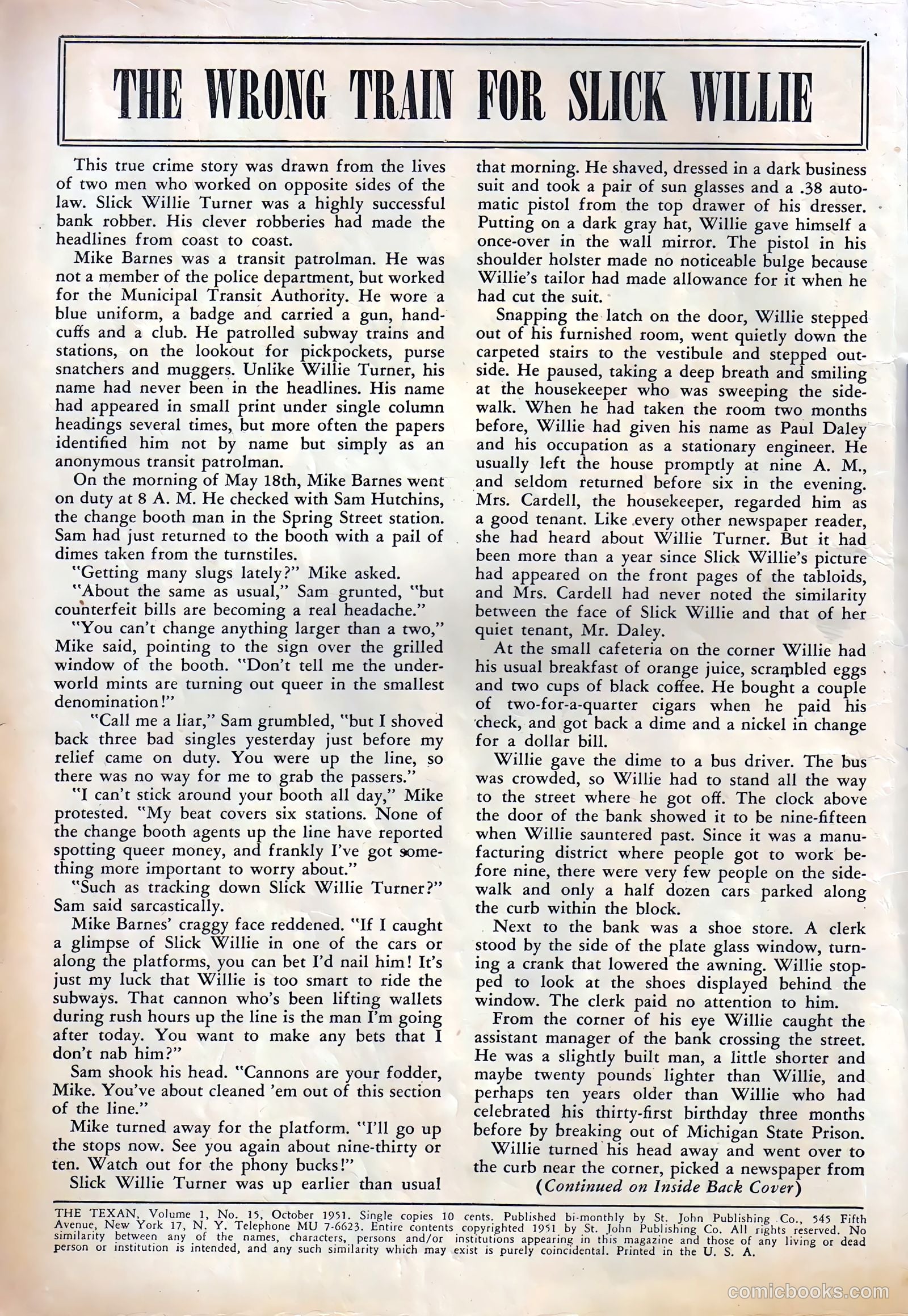The Texan #15 (1951) — page 2 of 36