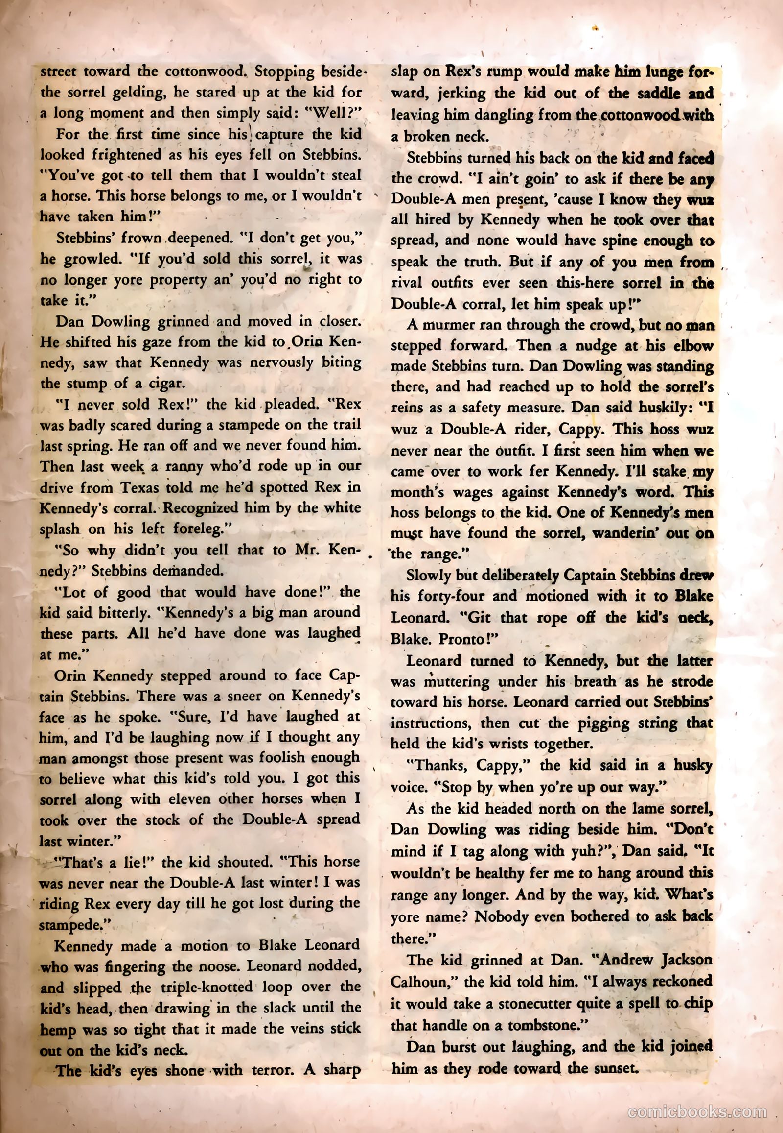The Texan #4 (1949) — page 21 of 36