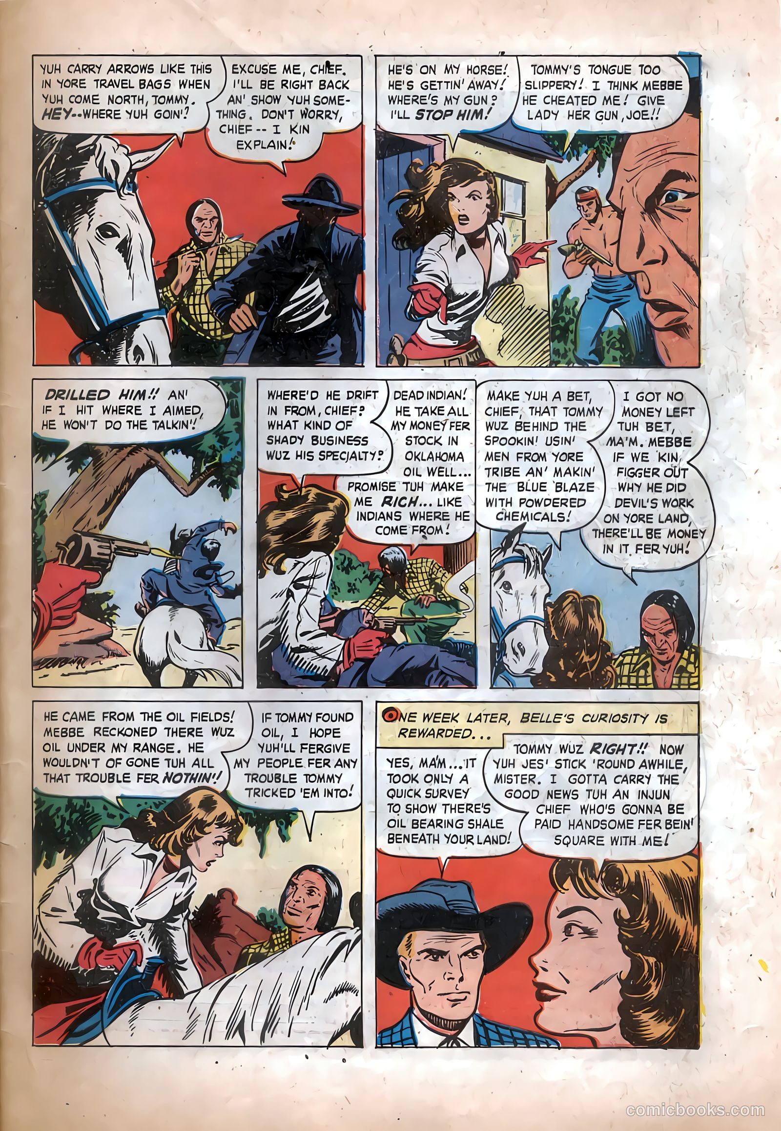 The Texan #4 (1949) — page 33 of 36