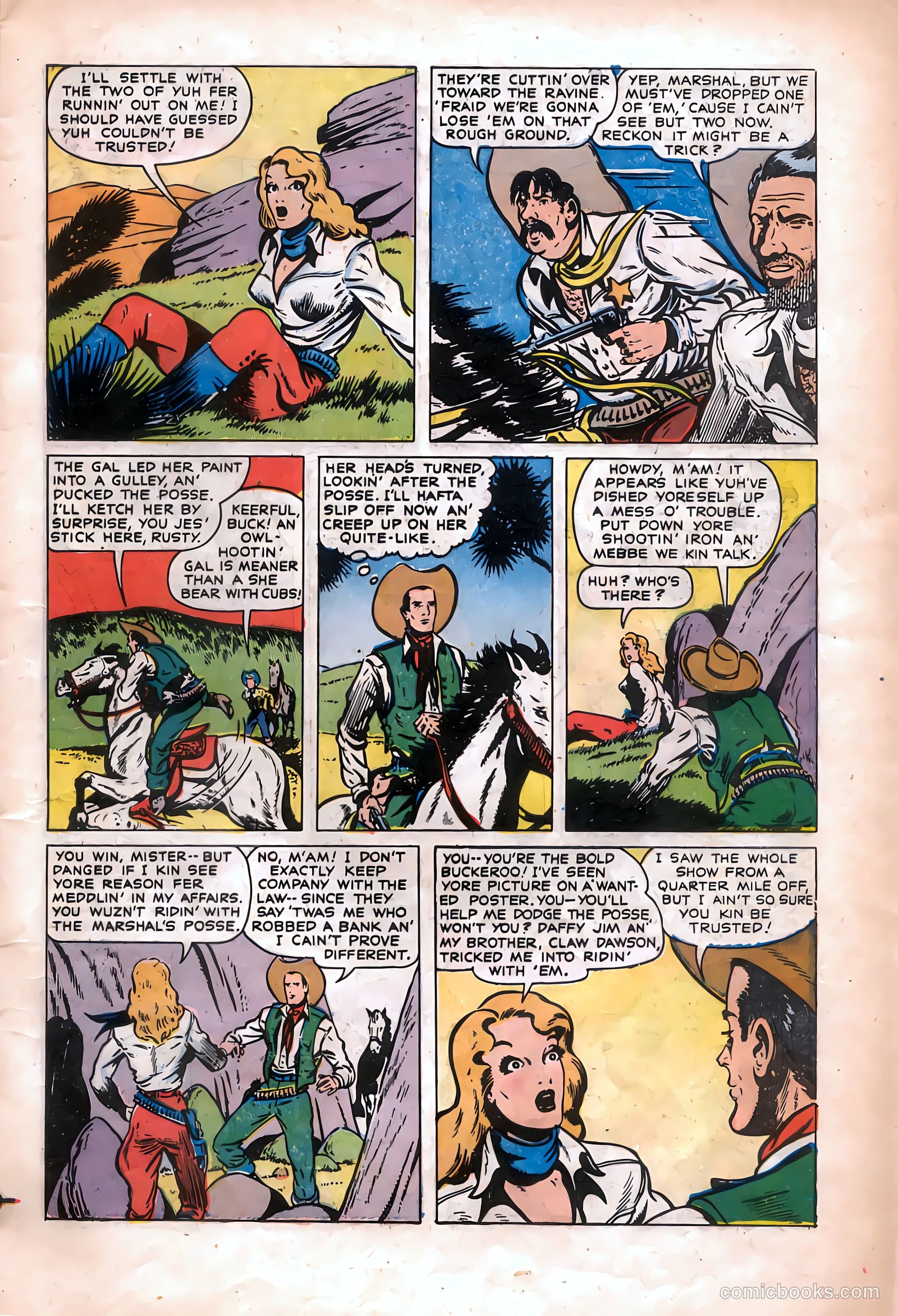 The Texan #5 (1949) — page 13 of 36