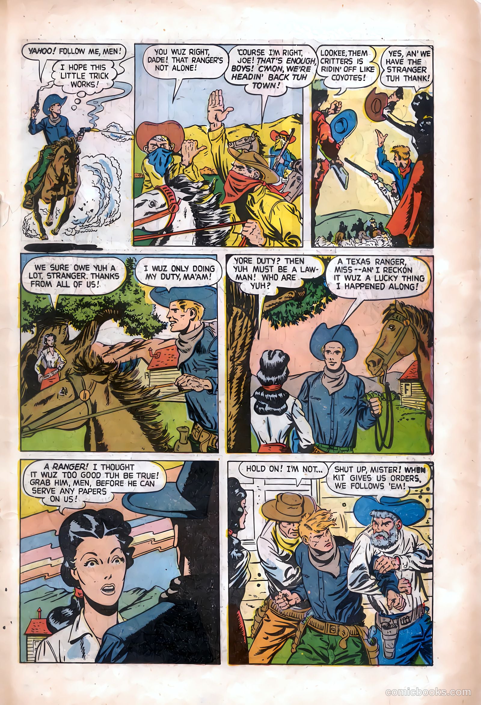 The Texan #5 (1949) — page 19 of 36