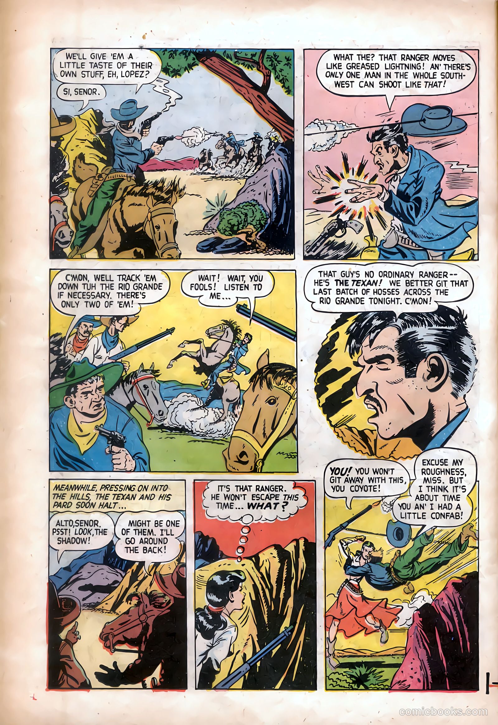 The Texan #5 (1949) — page 22 of 36
