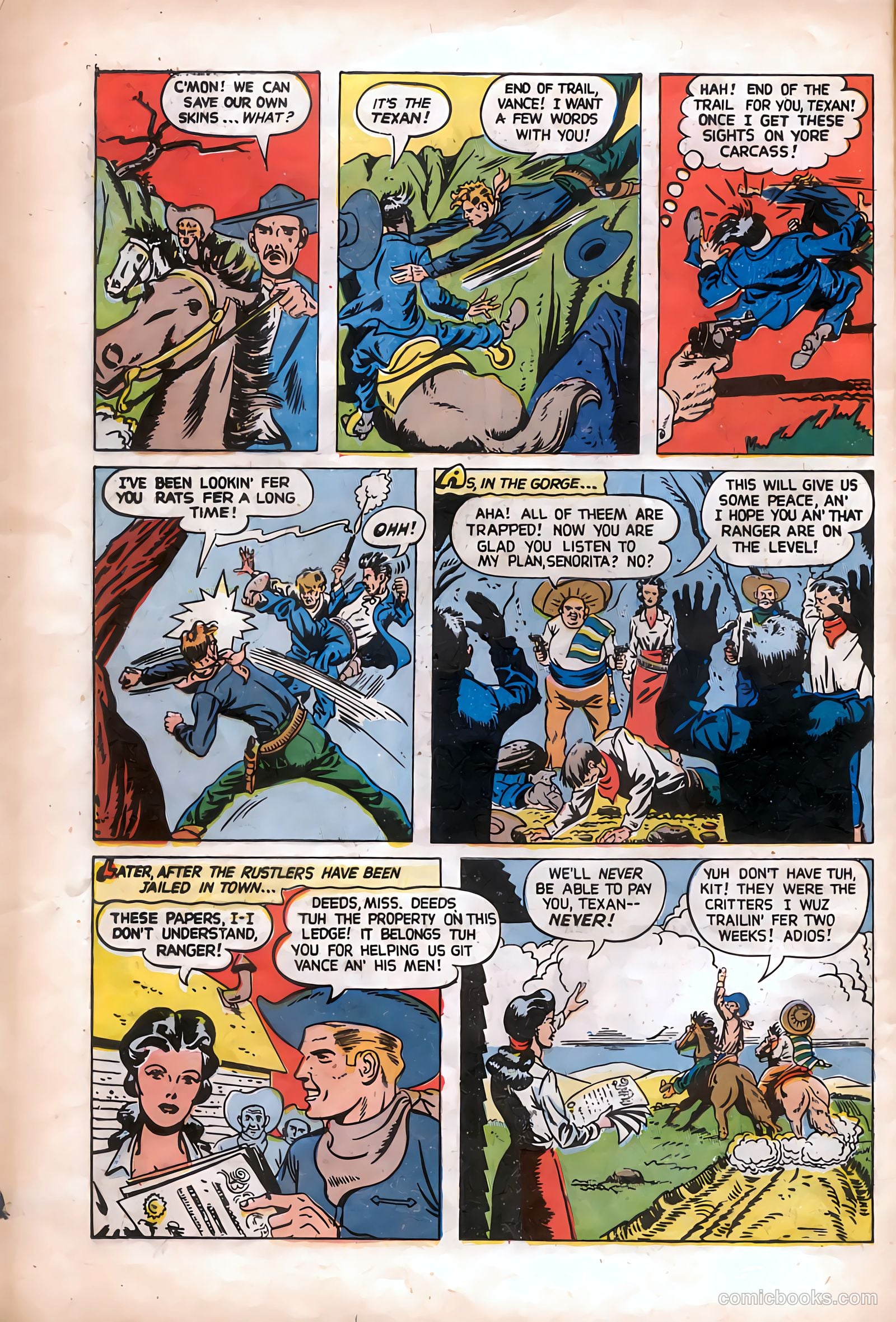 The Texan #5 (1949) — page 24 of 36