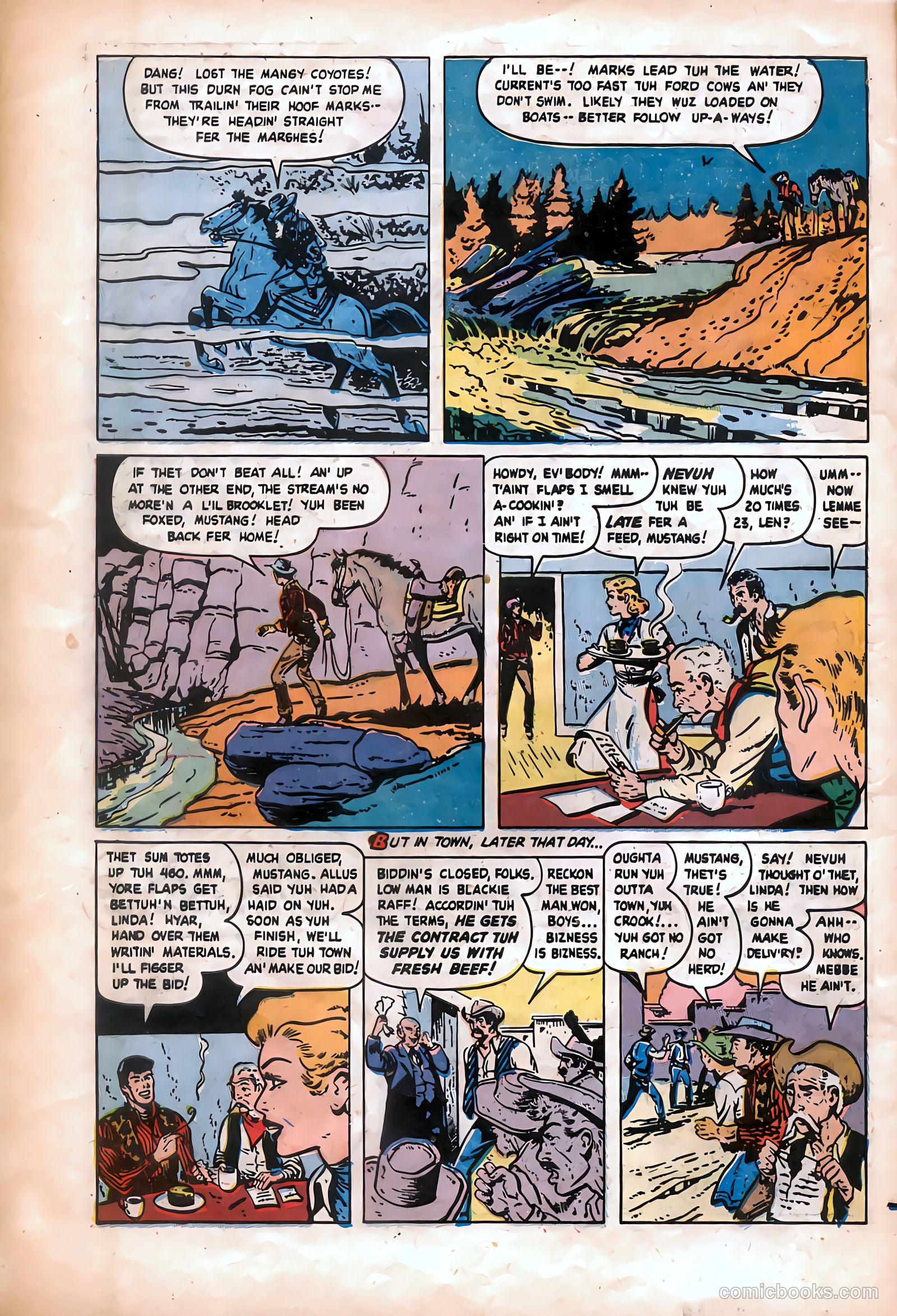 The Texan #5 (1949) — page 28 of 36