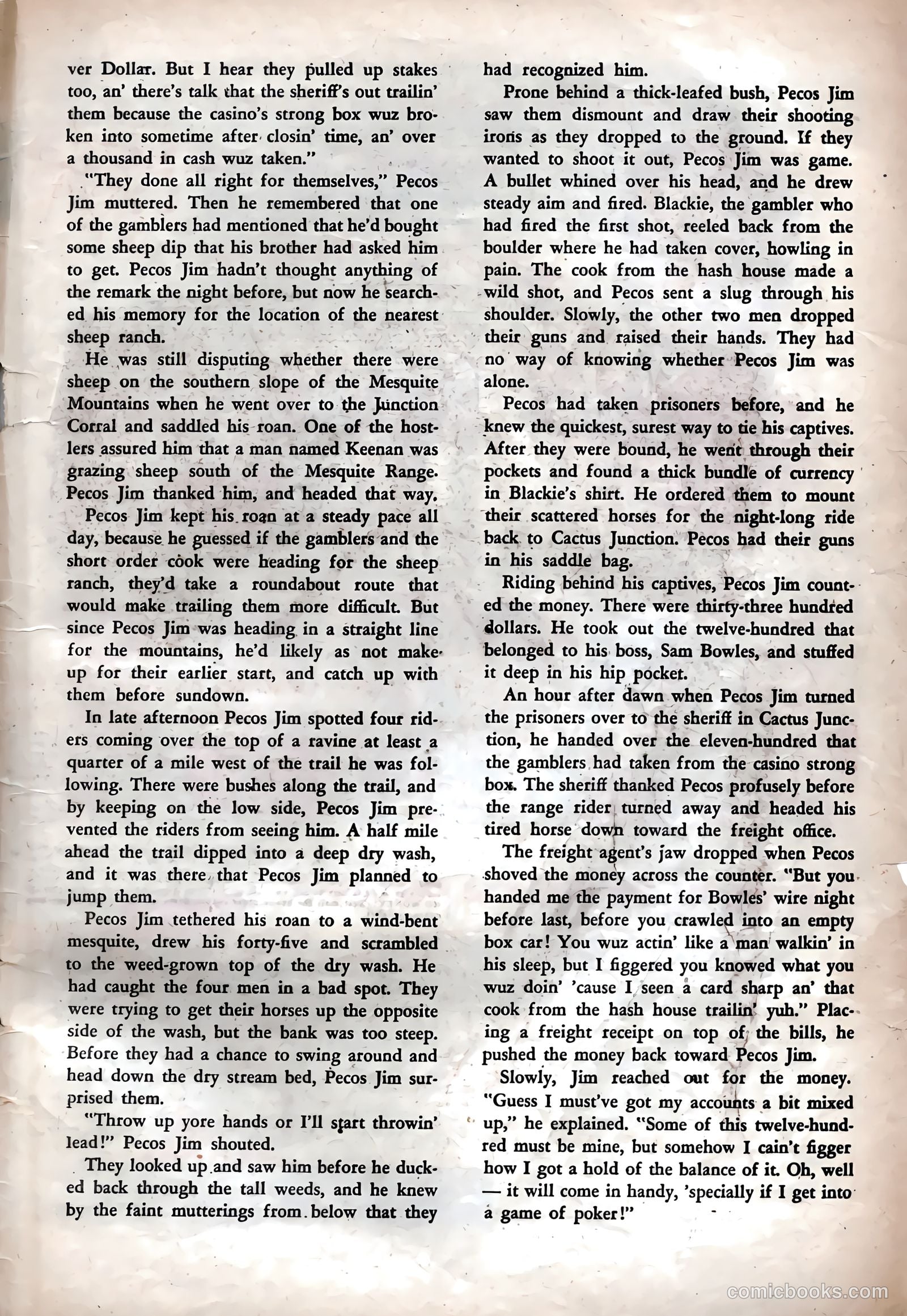 The Texan #5 (1949) — page 35 of 36