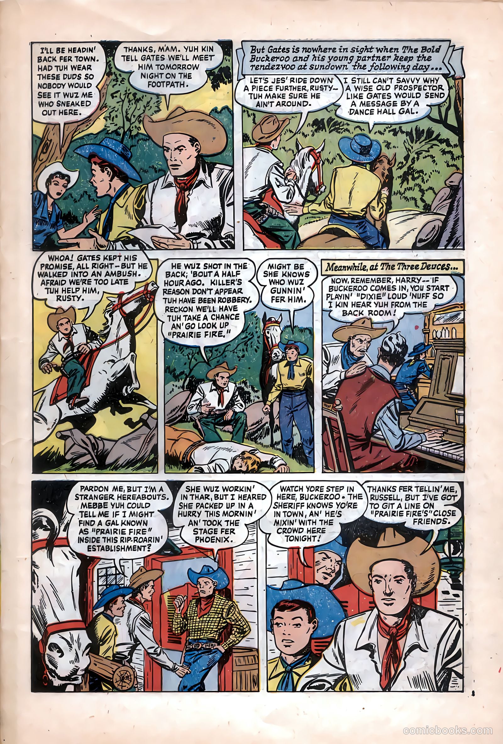 The Texan #6 (1949) — page 21 of 36