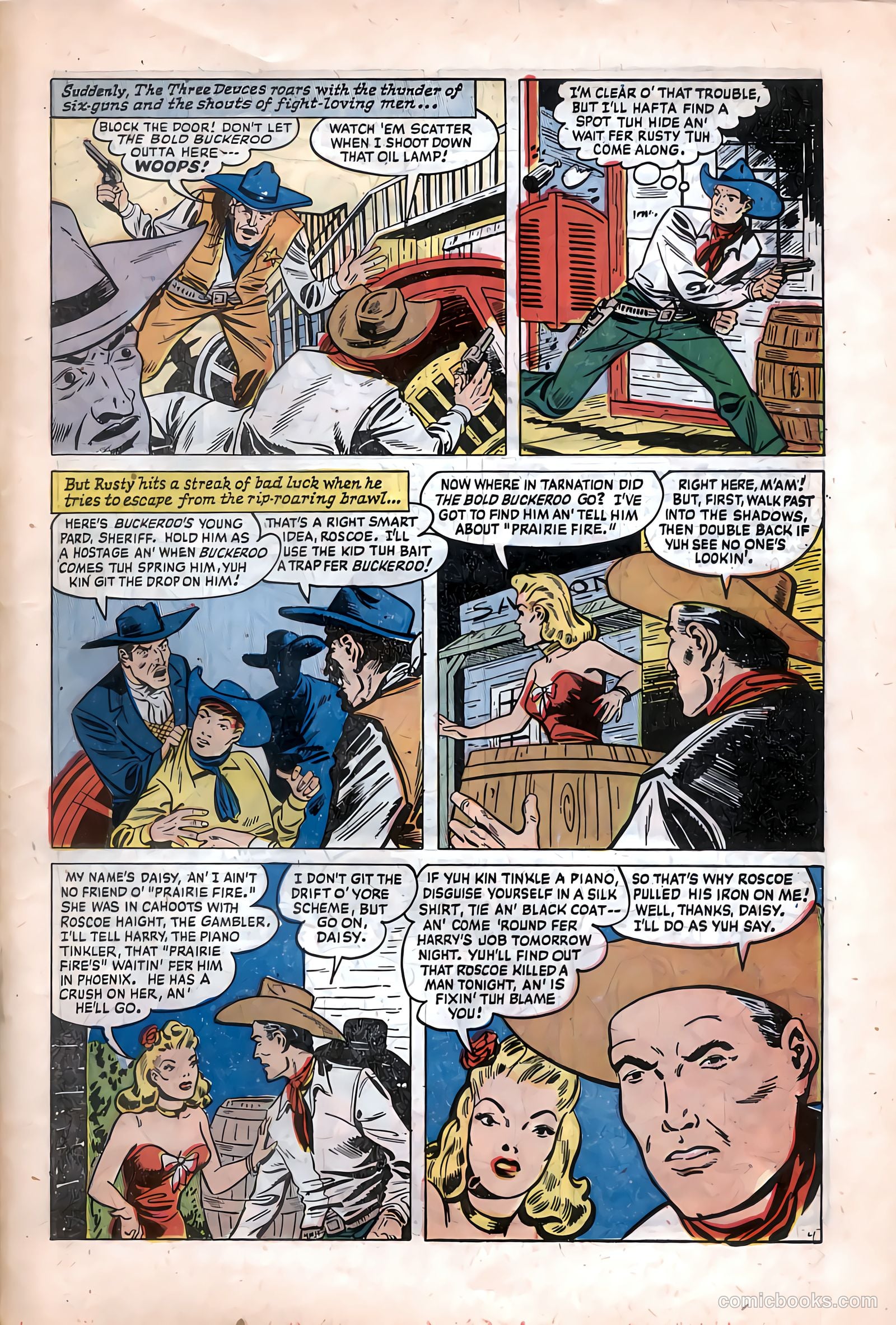 The Texan #6 (1949) — page 23 of 36