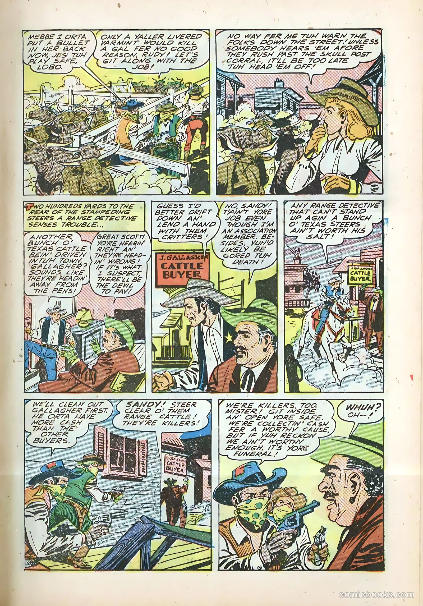 The Texan #7 (1950) — page 15 of 36