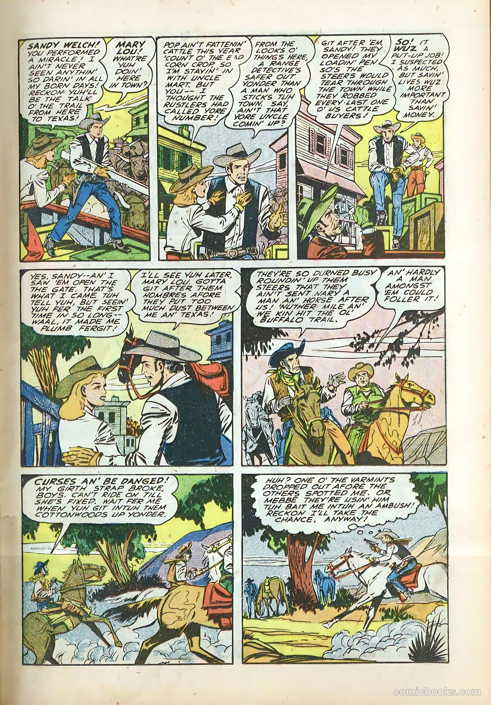 The Texan #7 (1950) — page 17 of 36