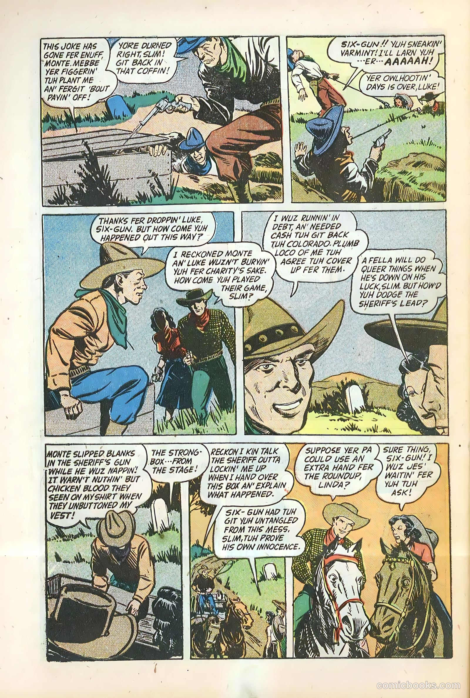 The Texan #7 (1950) — page 28 of 36