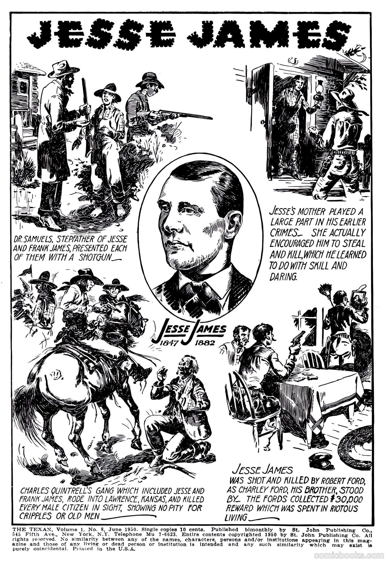 The Texan #8 (1950) — page 2 of 36