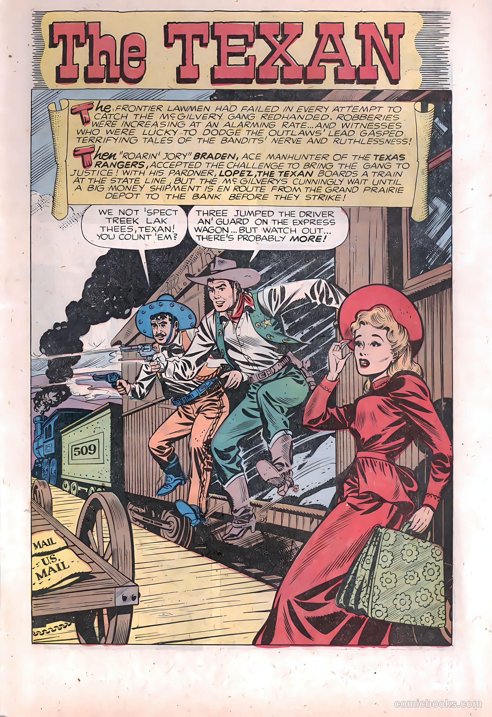 The Texan #9 (1950) — page 3 of 36