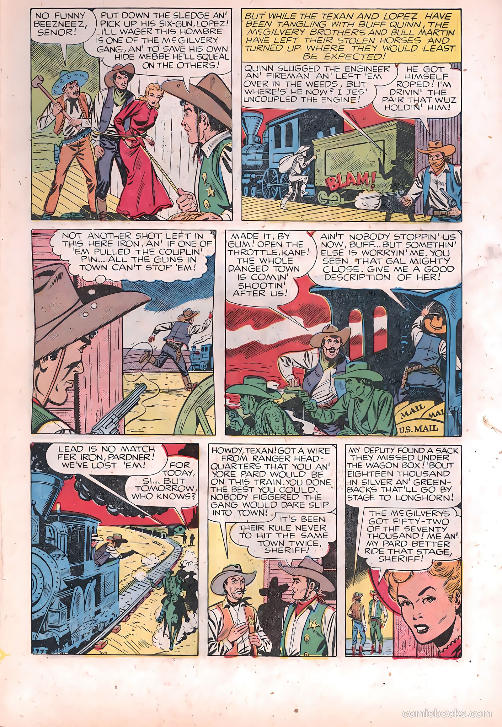 The Texan #9 (1950) — page 5 of 36